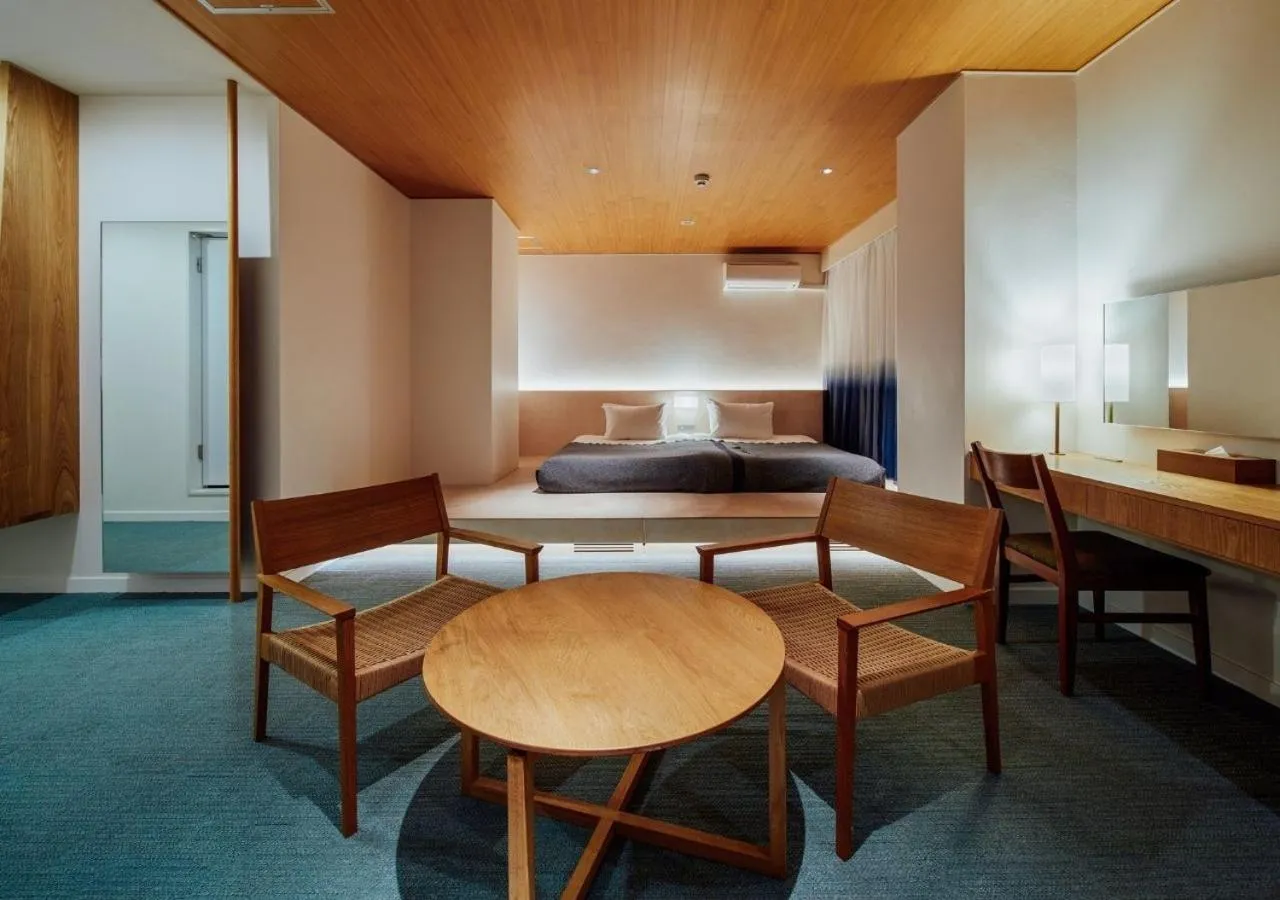 Bed in Hotel Graphy Nezu