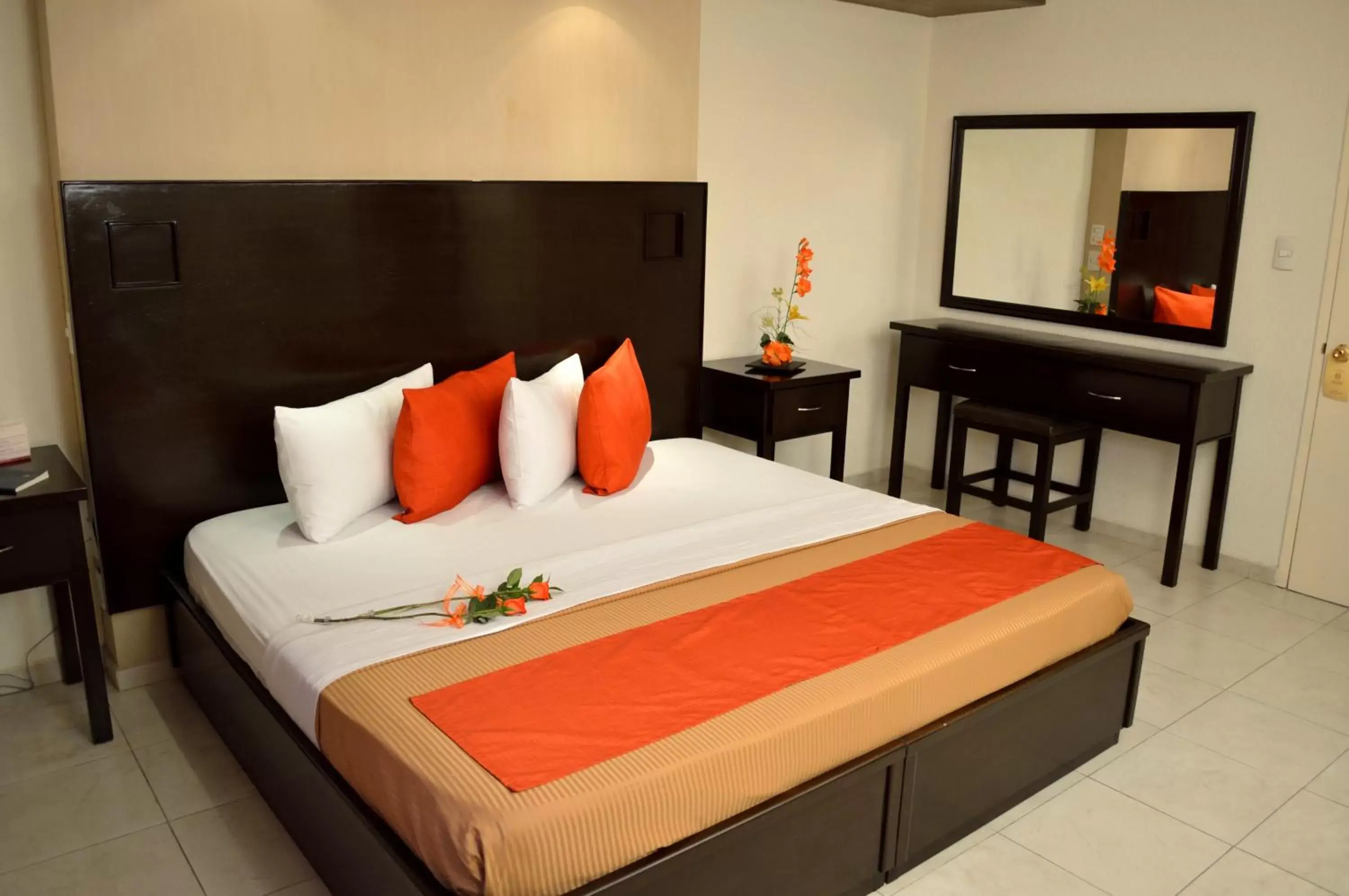 Bed in Hotel Elizabeth Ciudad Deportiva