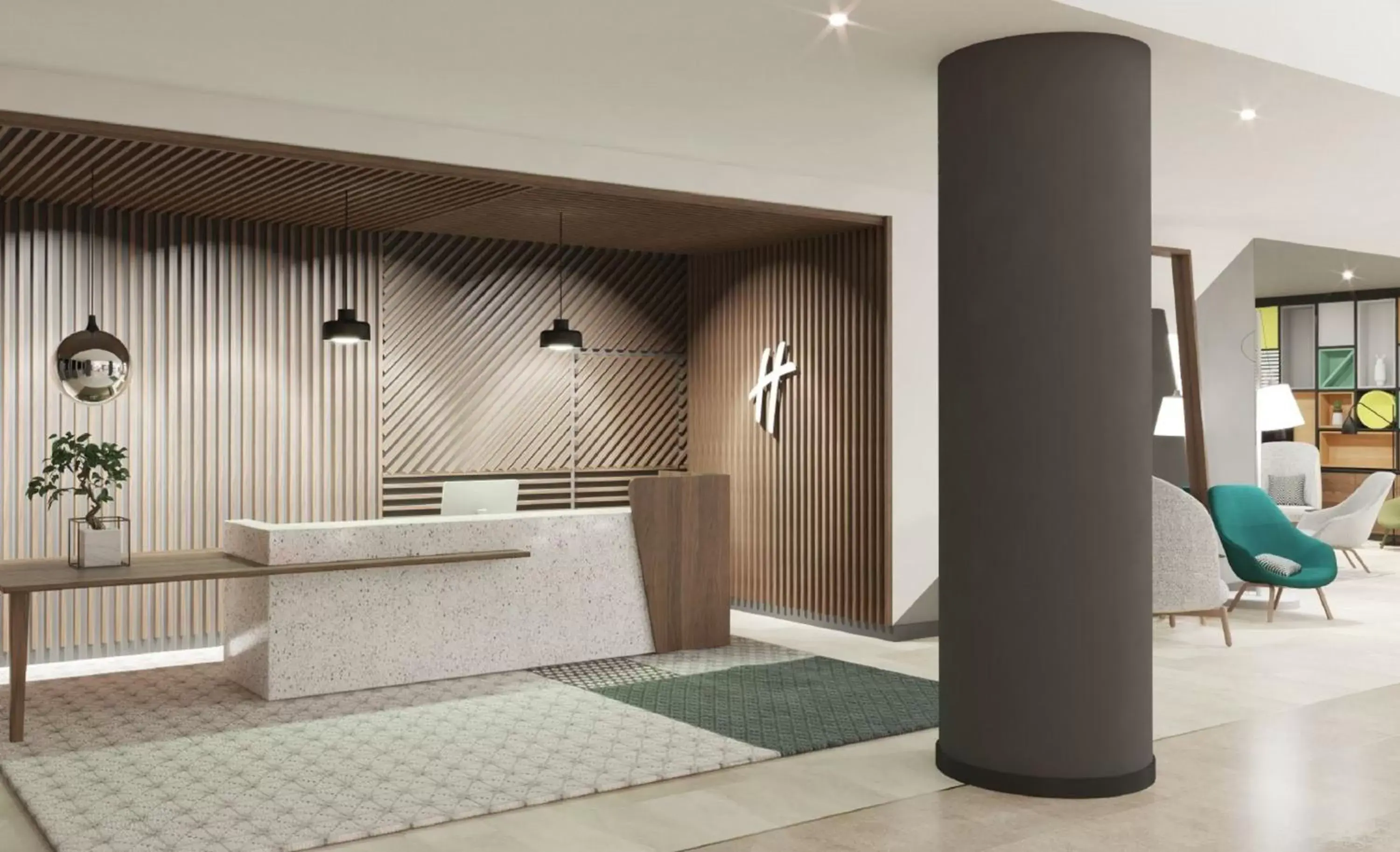 Property building, Lobby/Reception in Holiday Inn - Vienna - South, an IHG Hotel