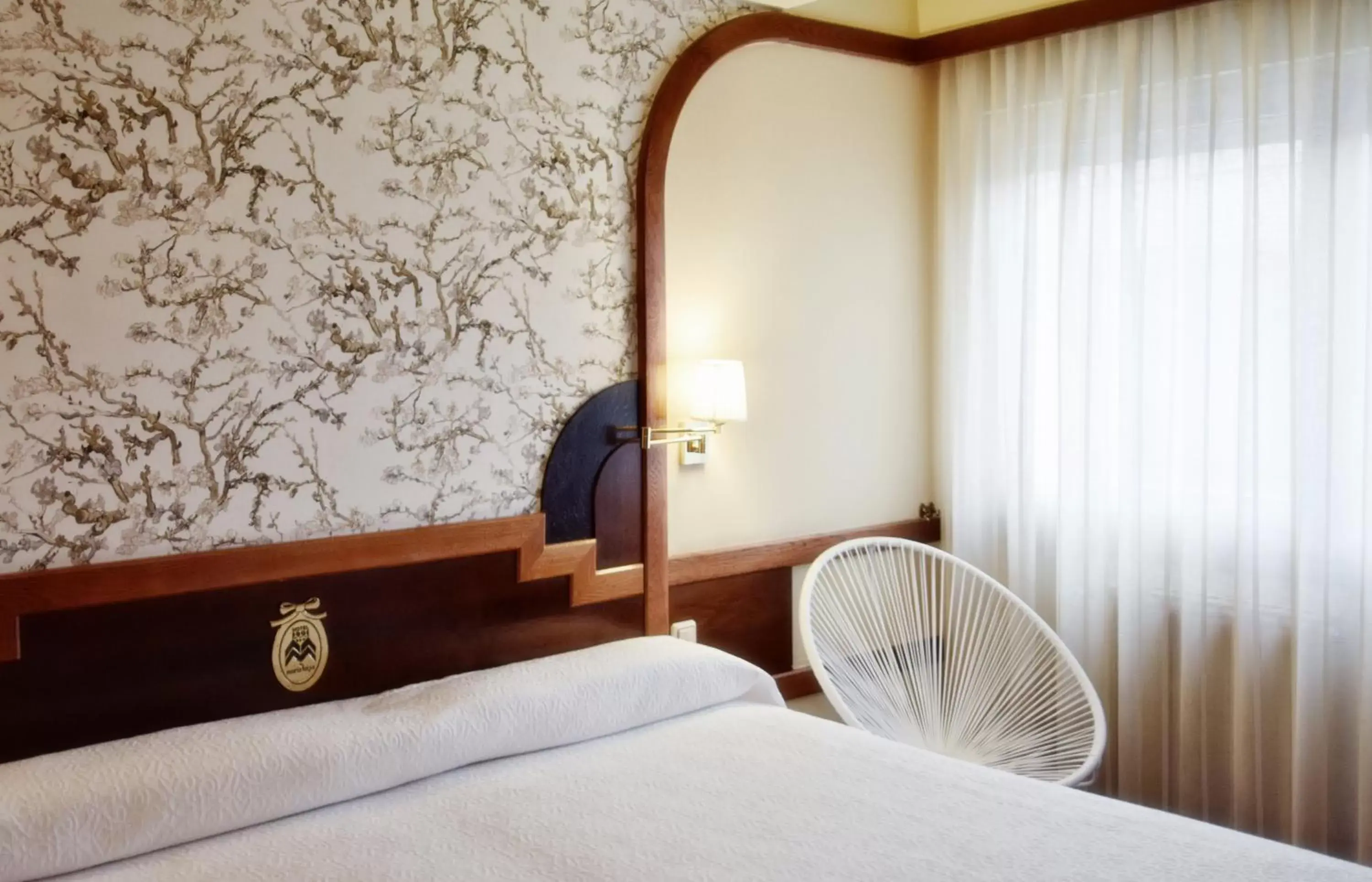 Bed in Hotel Maria Luisa