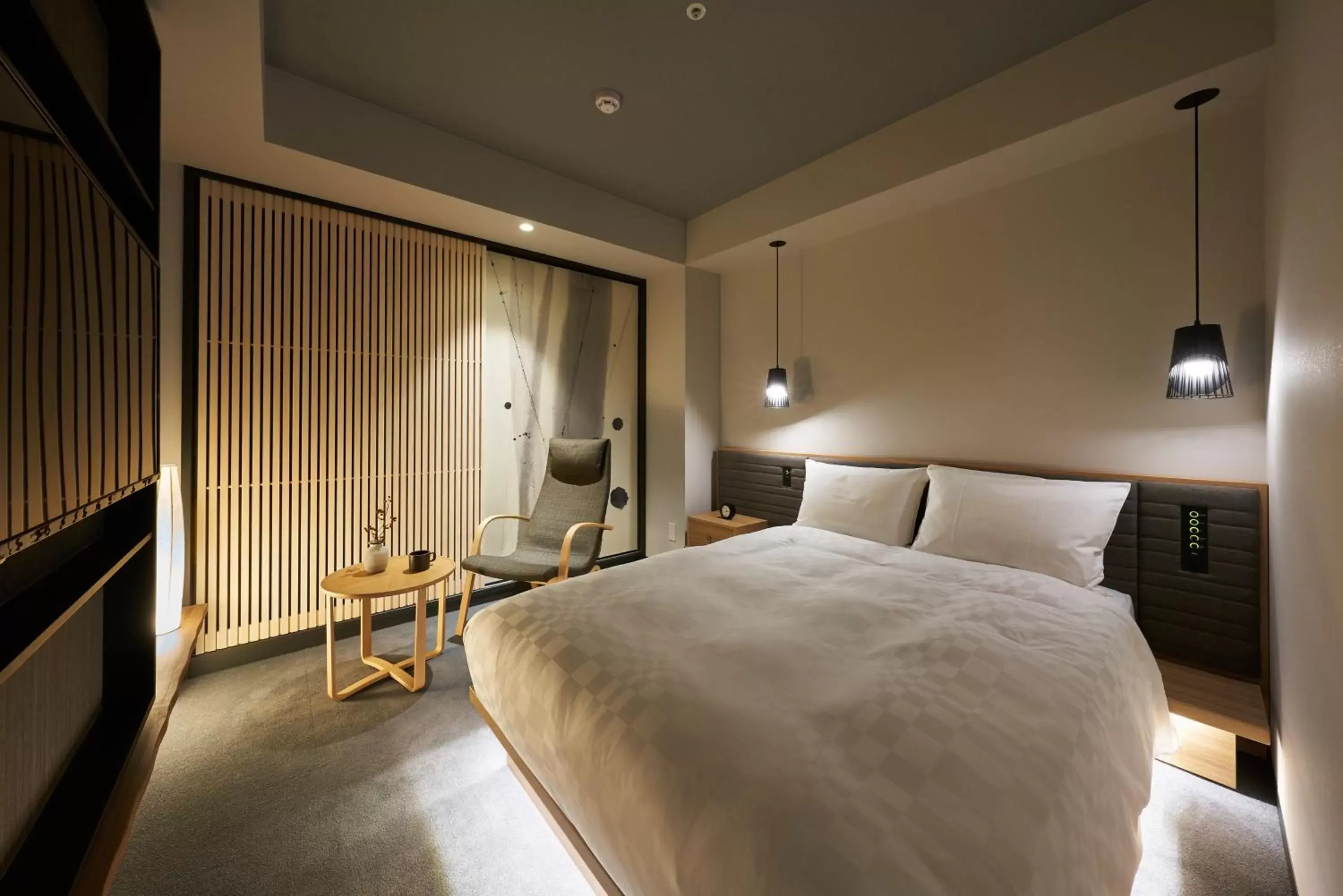 Photo of the whole room, Bed in Hotel Resol Trinity Osaka