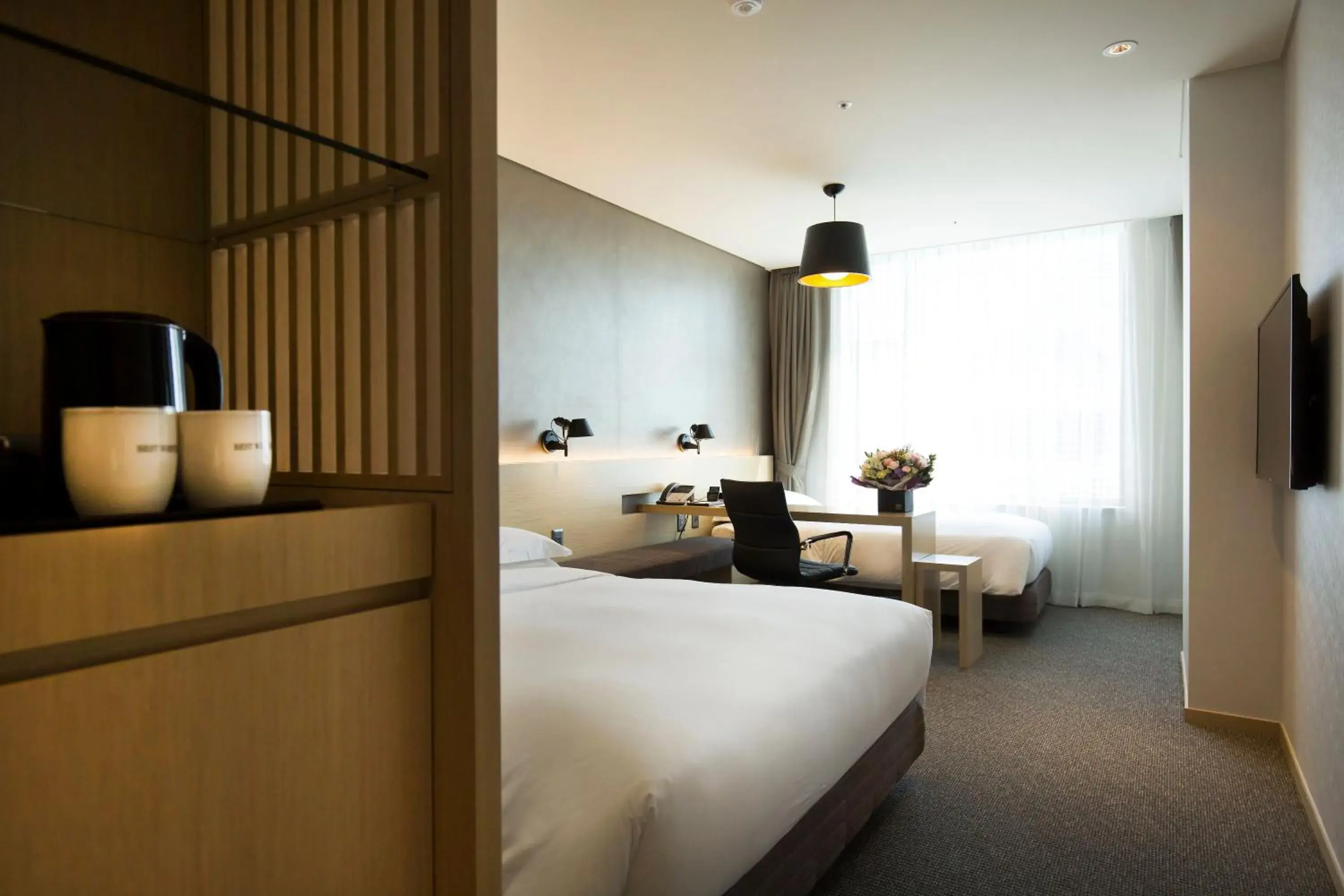 Bedroom, Bed in Arirang Hill Hotel Dongdaemun