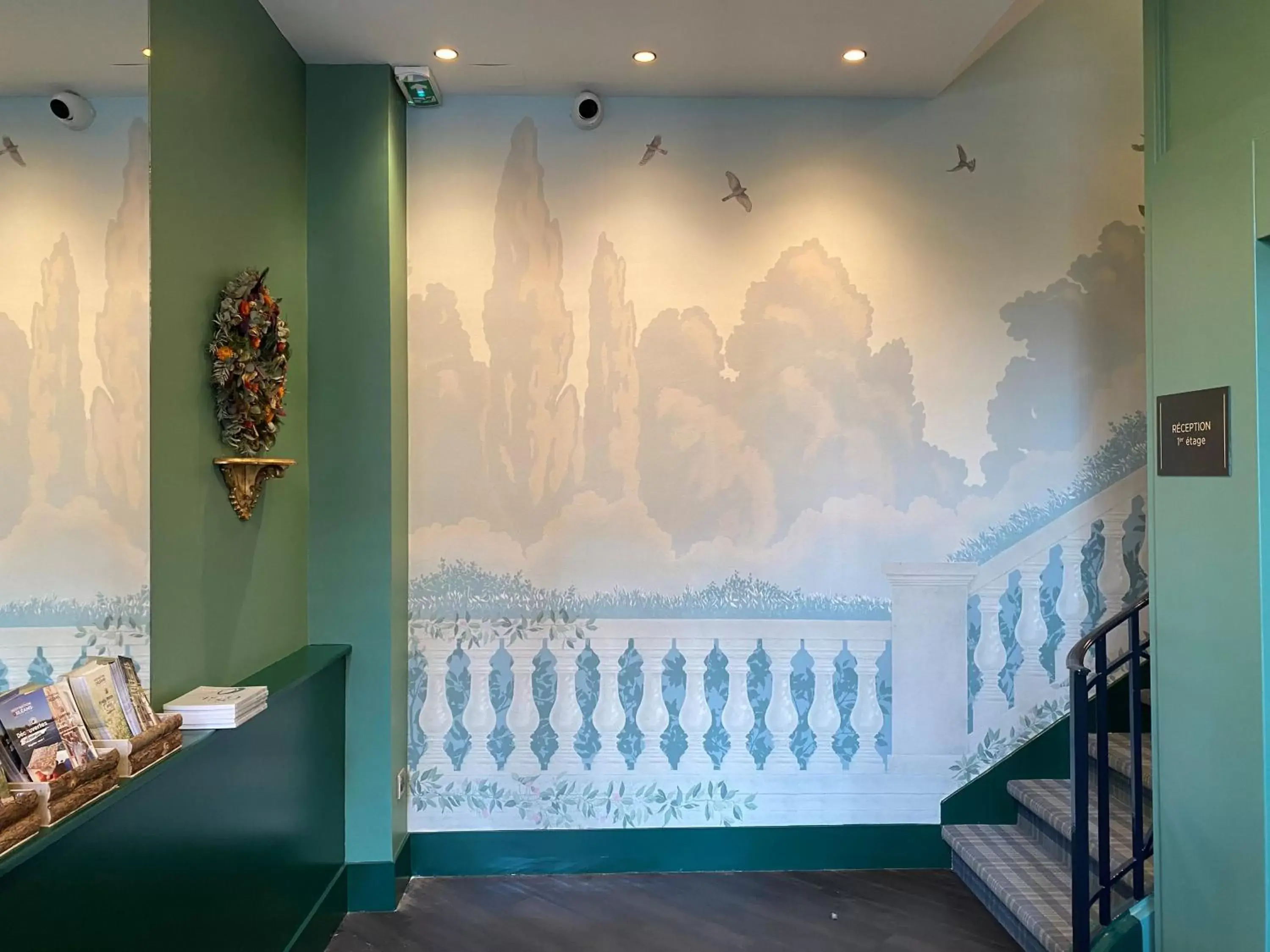 Lobby or reception in Logis Hôtel Marguerite Lobby or reception in Logis Hôtel Marguerite