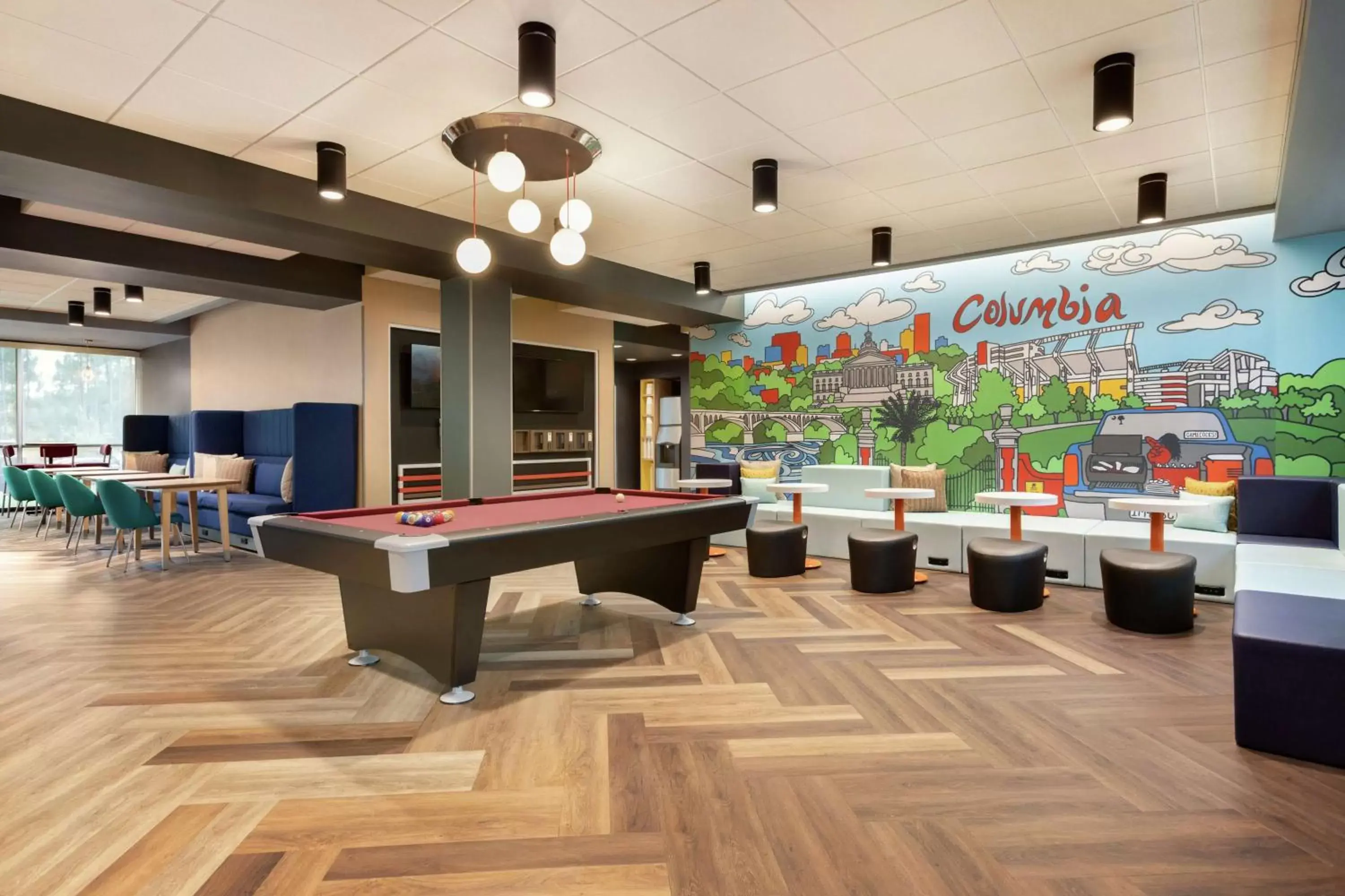 Lobby or reception, Billiards in Tru By Hilton Harbison Columbia