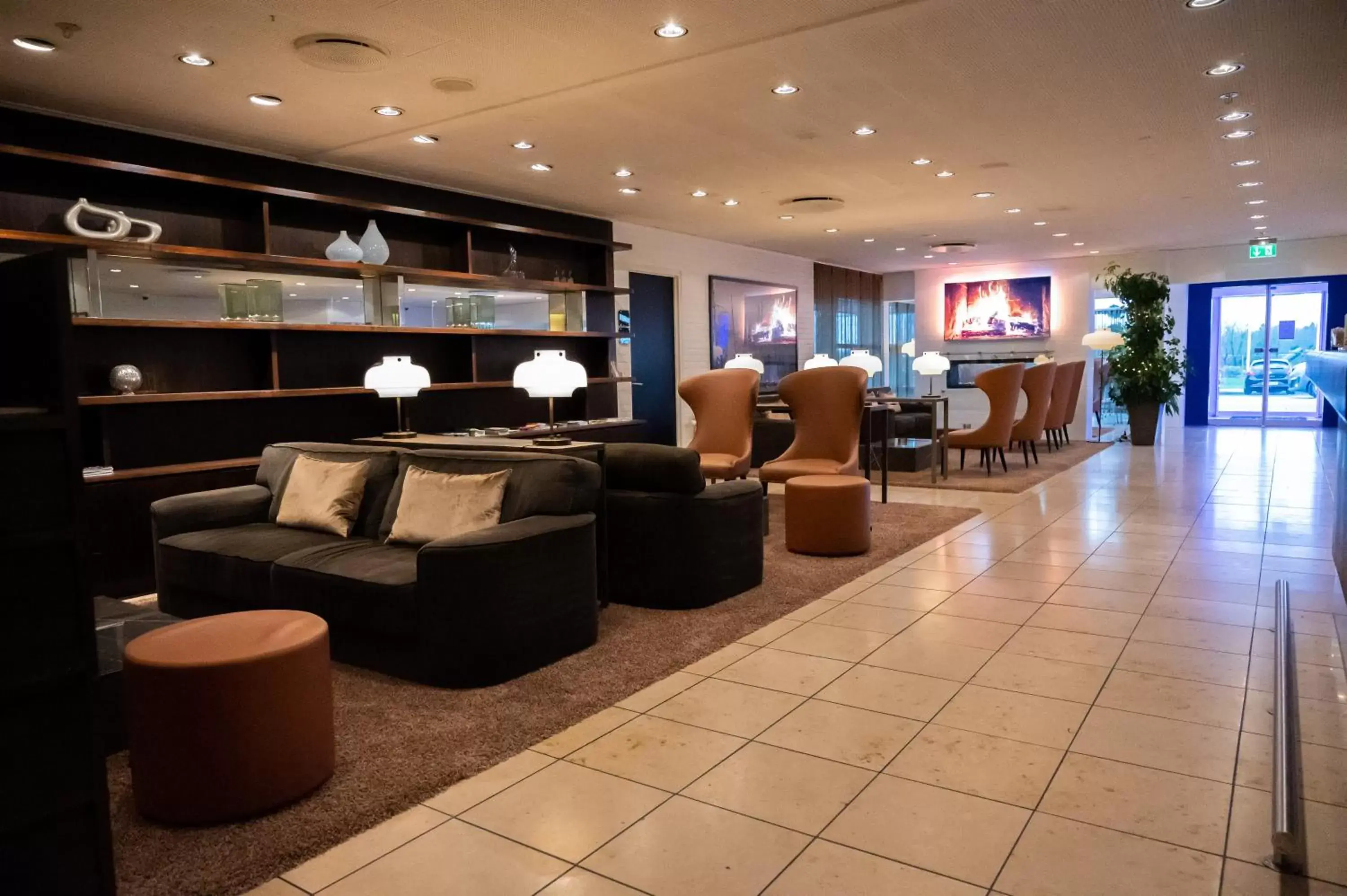 Lobby or reception in Hotel Svanen Billund