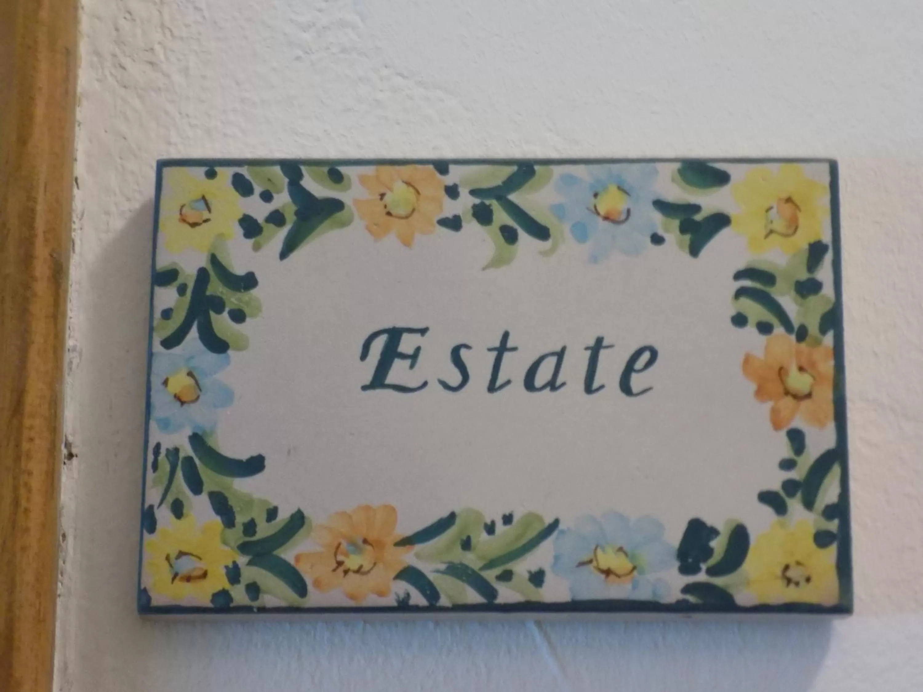 Decorative detail in B&B Falcone