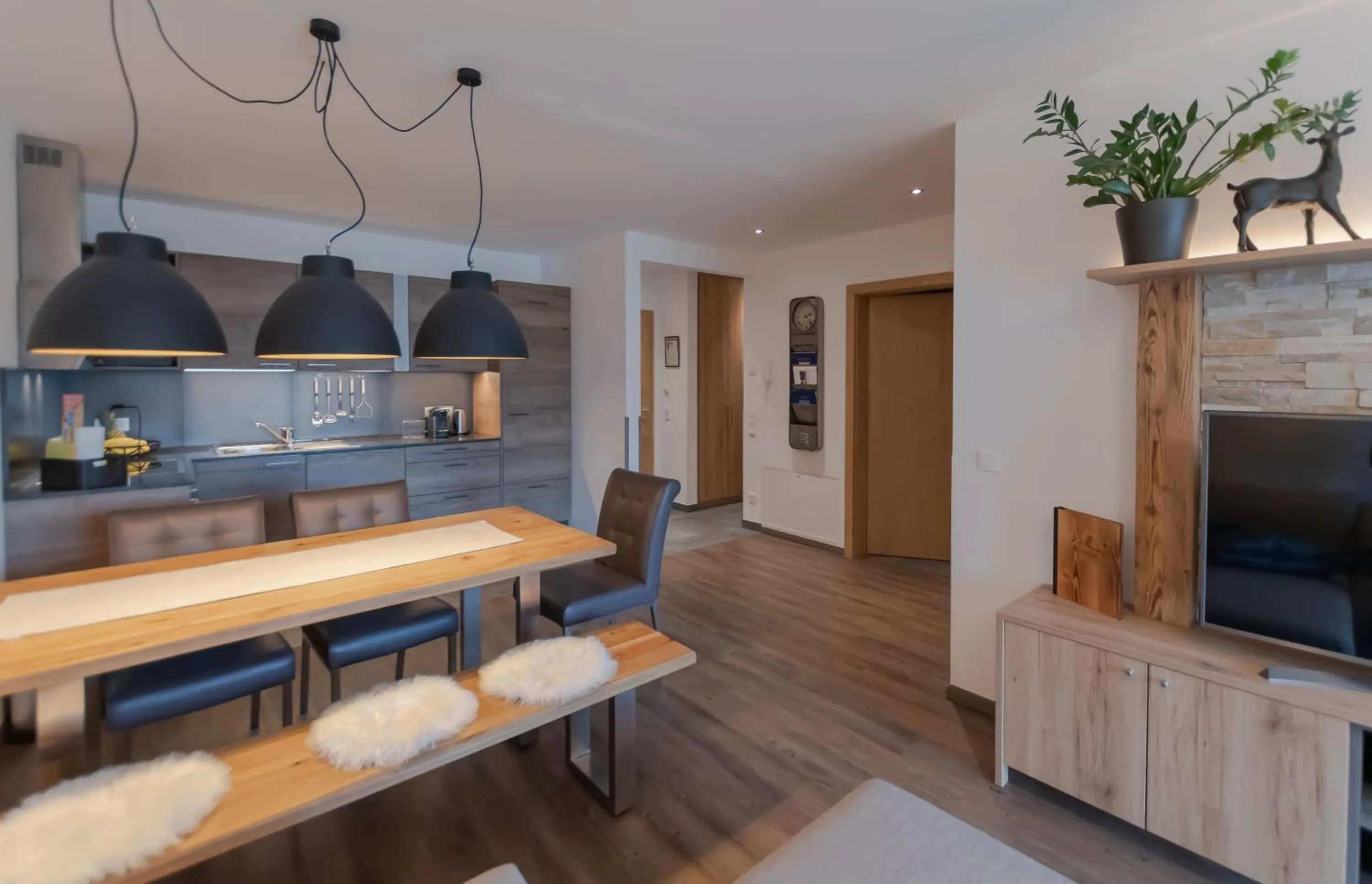 Seating area, Lounge/Bar in Schönblick Residence - Absolut Alpine Apartments