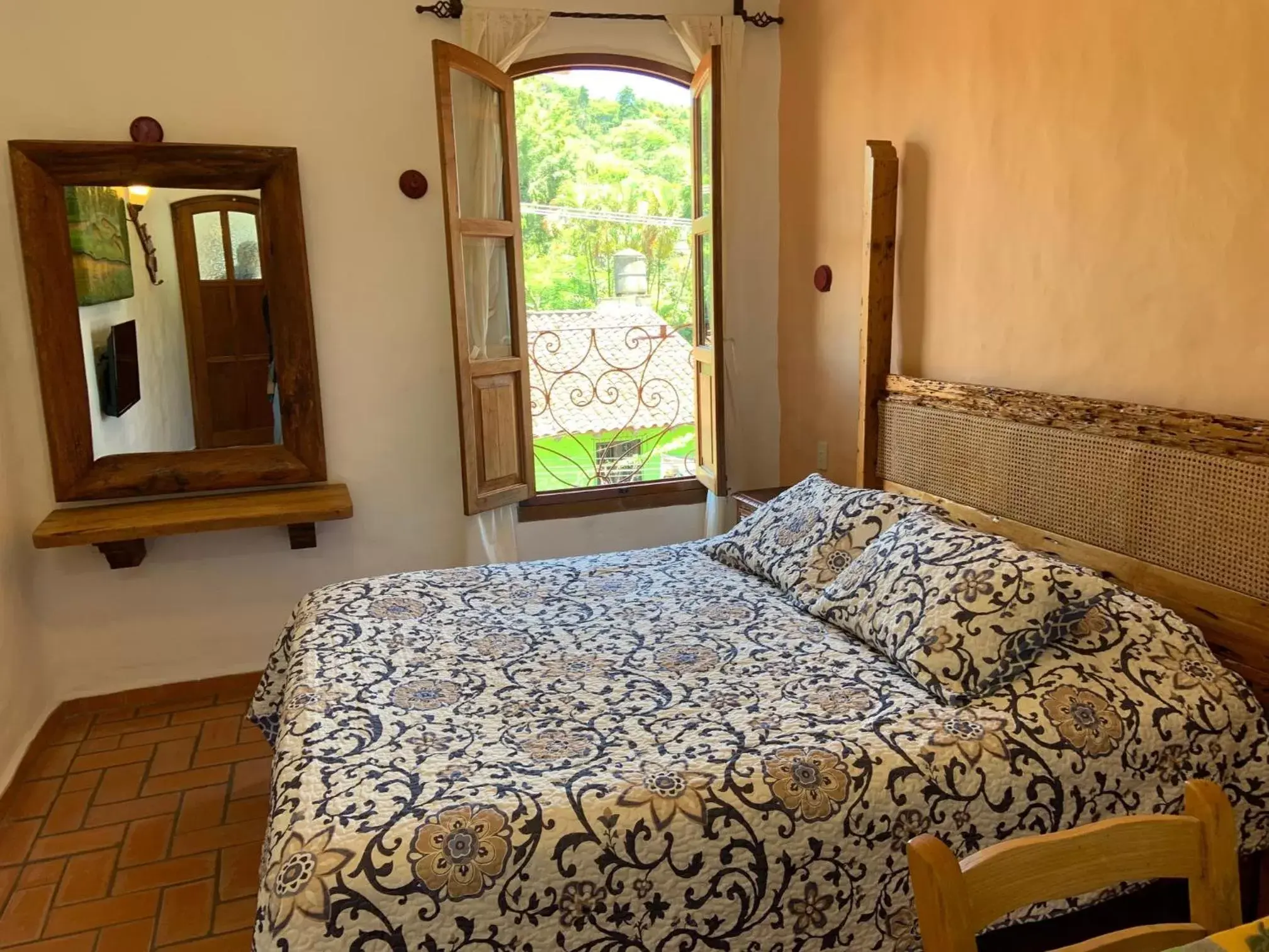 Bedroom, Bed in Casa Miguel Arcangel