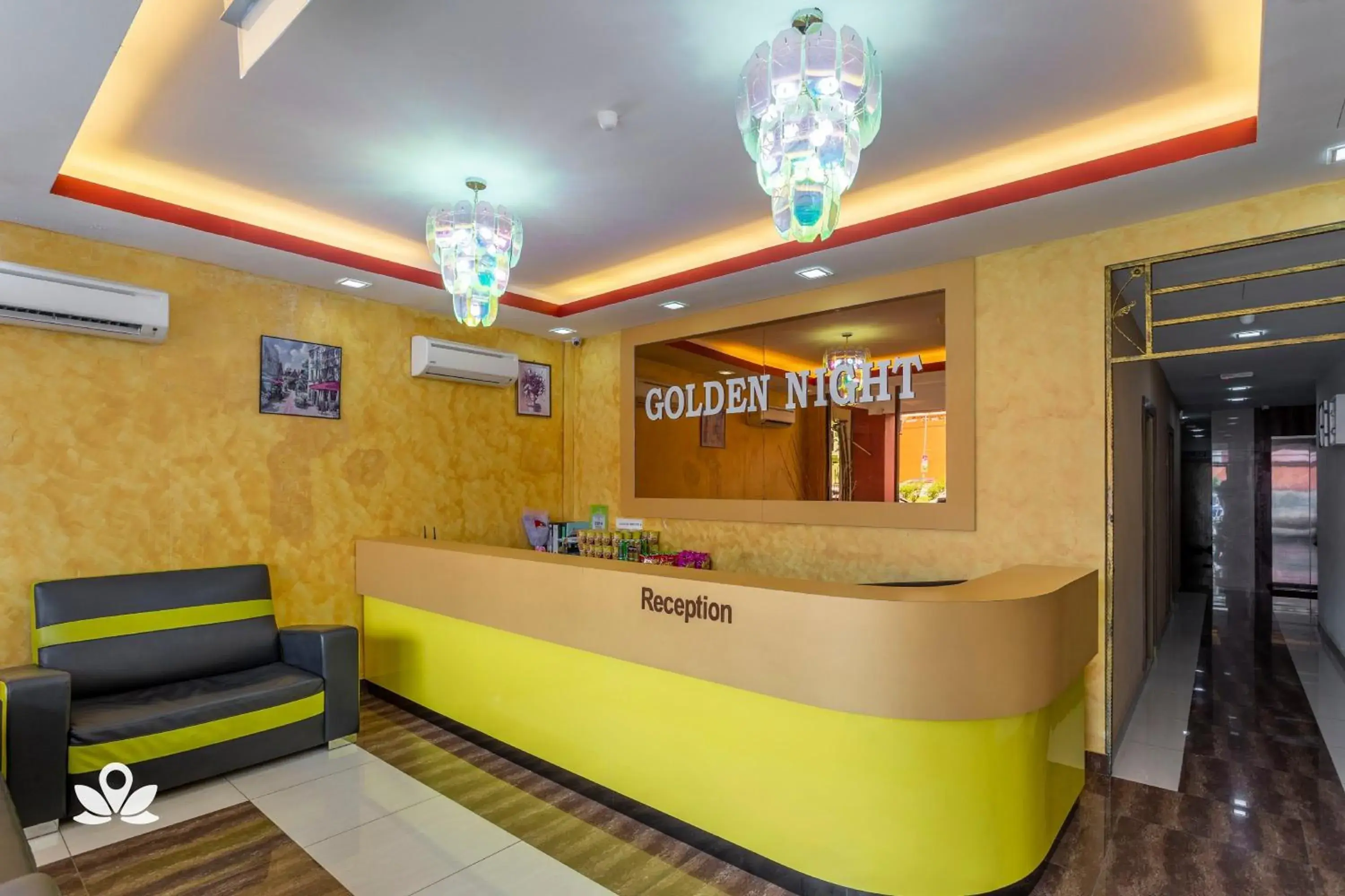 Lobby or reception, Lobby/Reception in Golden Night Hotel