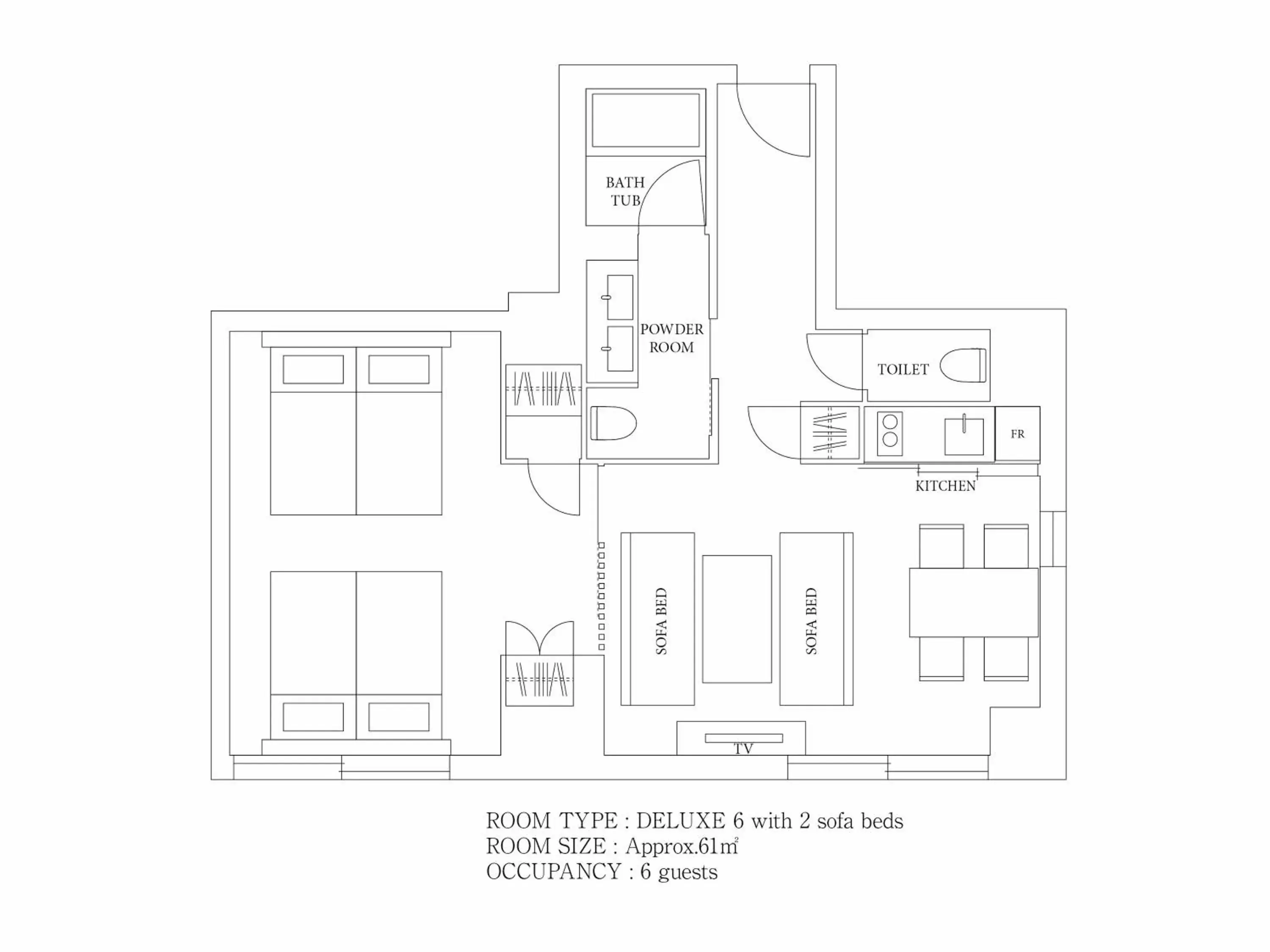 Floor Plan in MIMARU KYOTO NISHINOTOIN TAKATSUJI