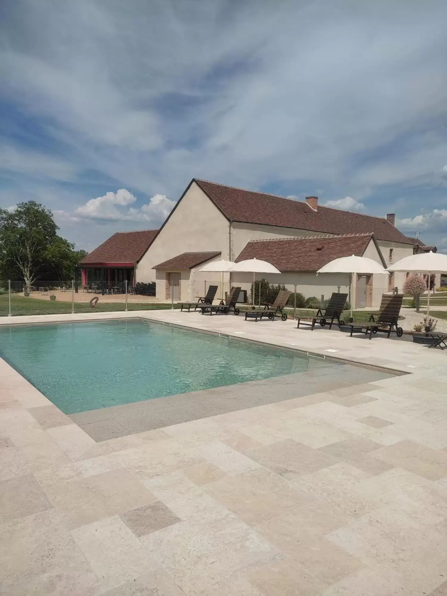 Swimming pool, Property Building in Le Prieuré de Boulogne