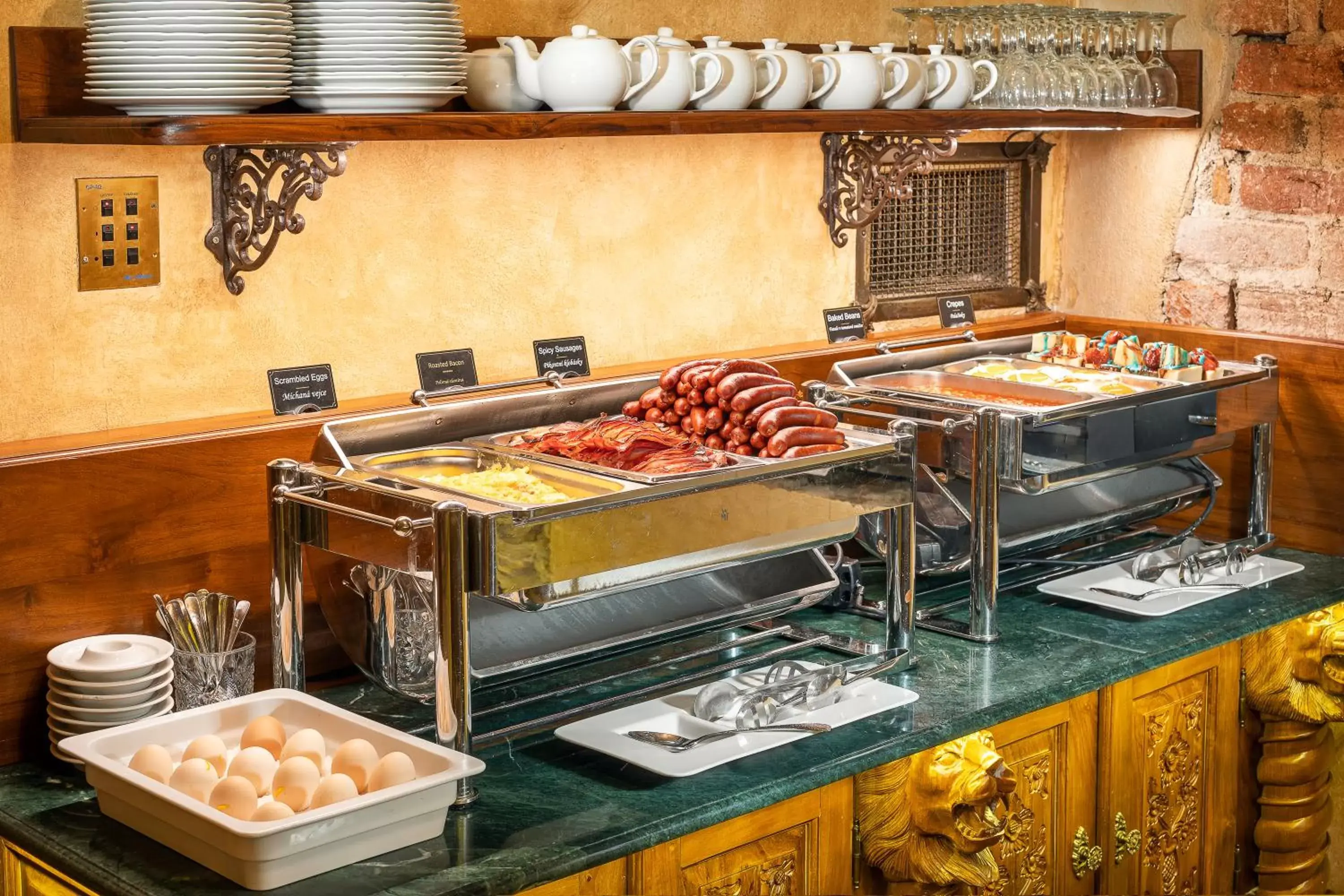 Breakfast, Food in Hotel U Prince Prague by BHG