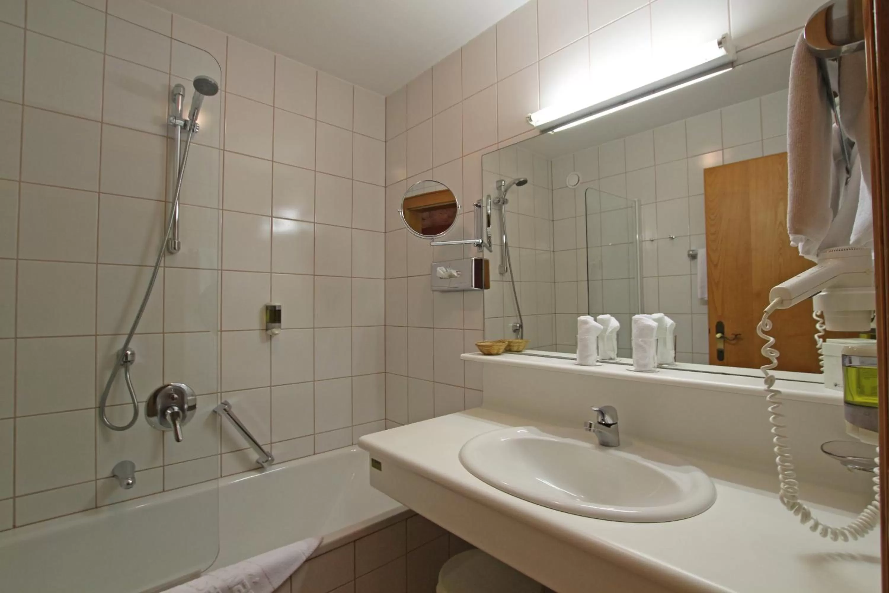 Bathroom in Hotel Schwarzer Adler