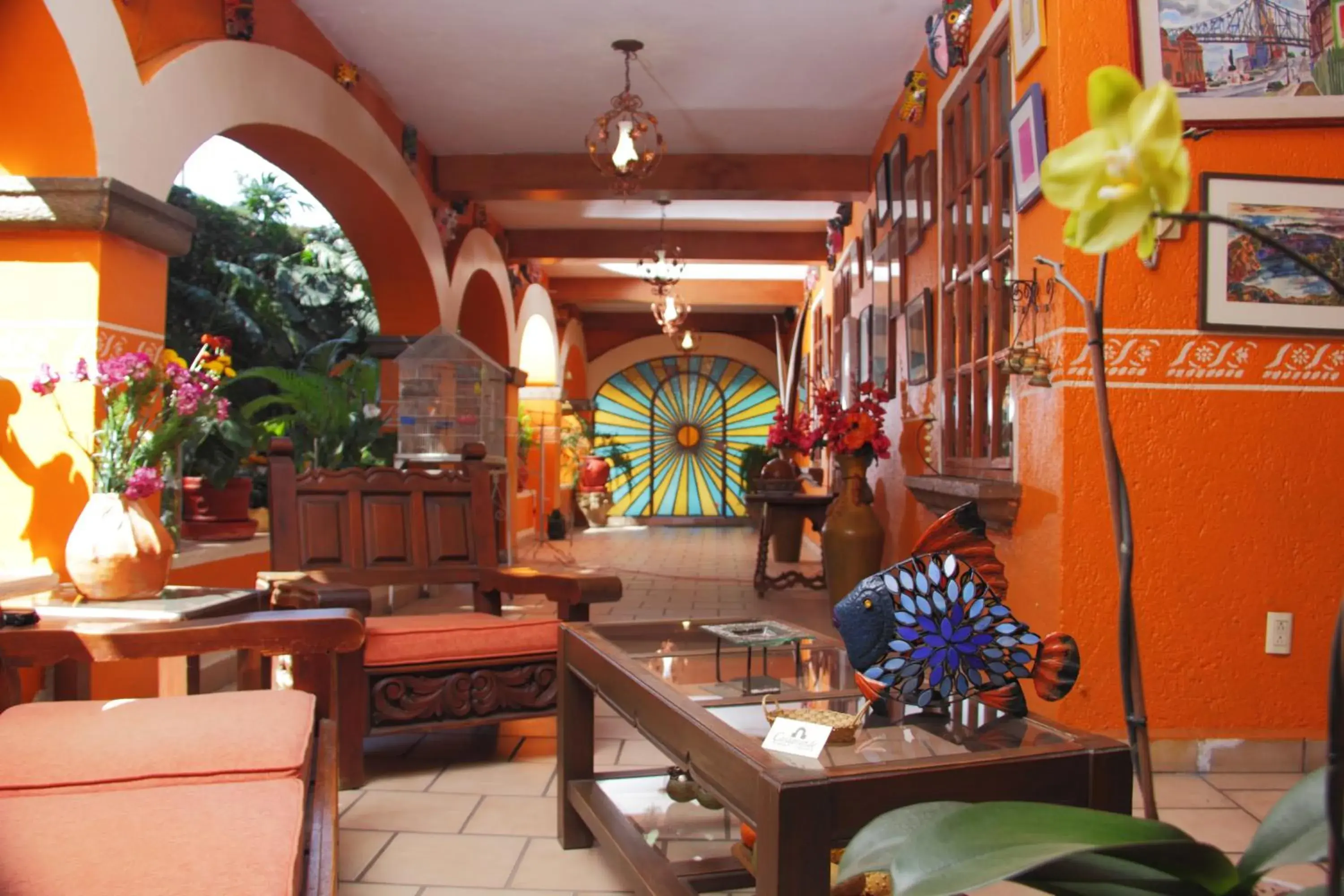 Restaurant/places to eat, Lobby/Reception in CasaGrande Posada Ejecutiva