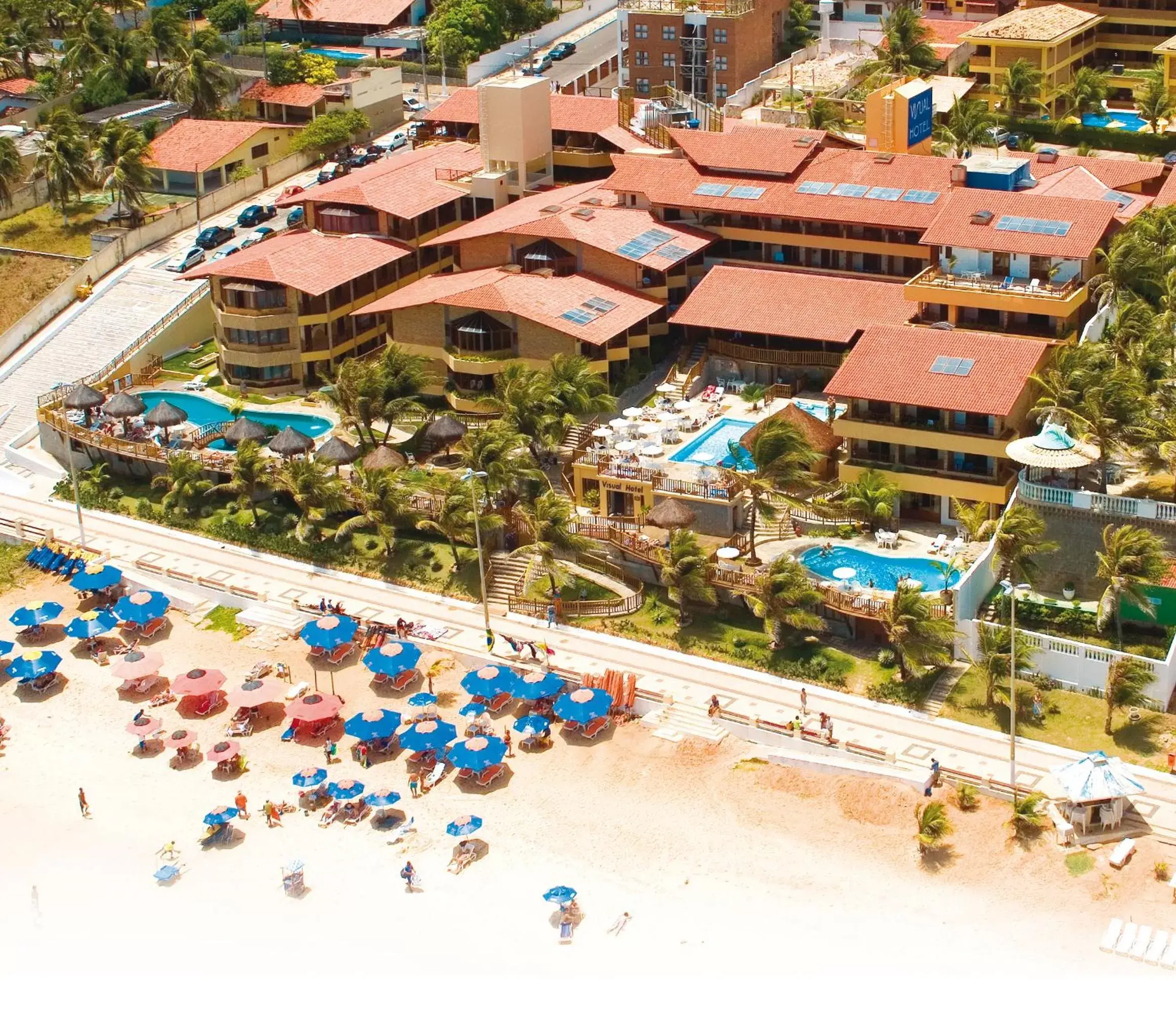 Facade/entrance, Bird's-eye View in Visual Praia Hotel