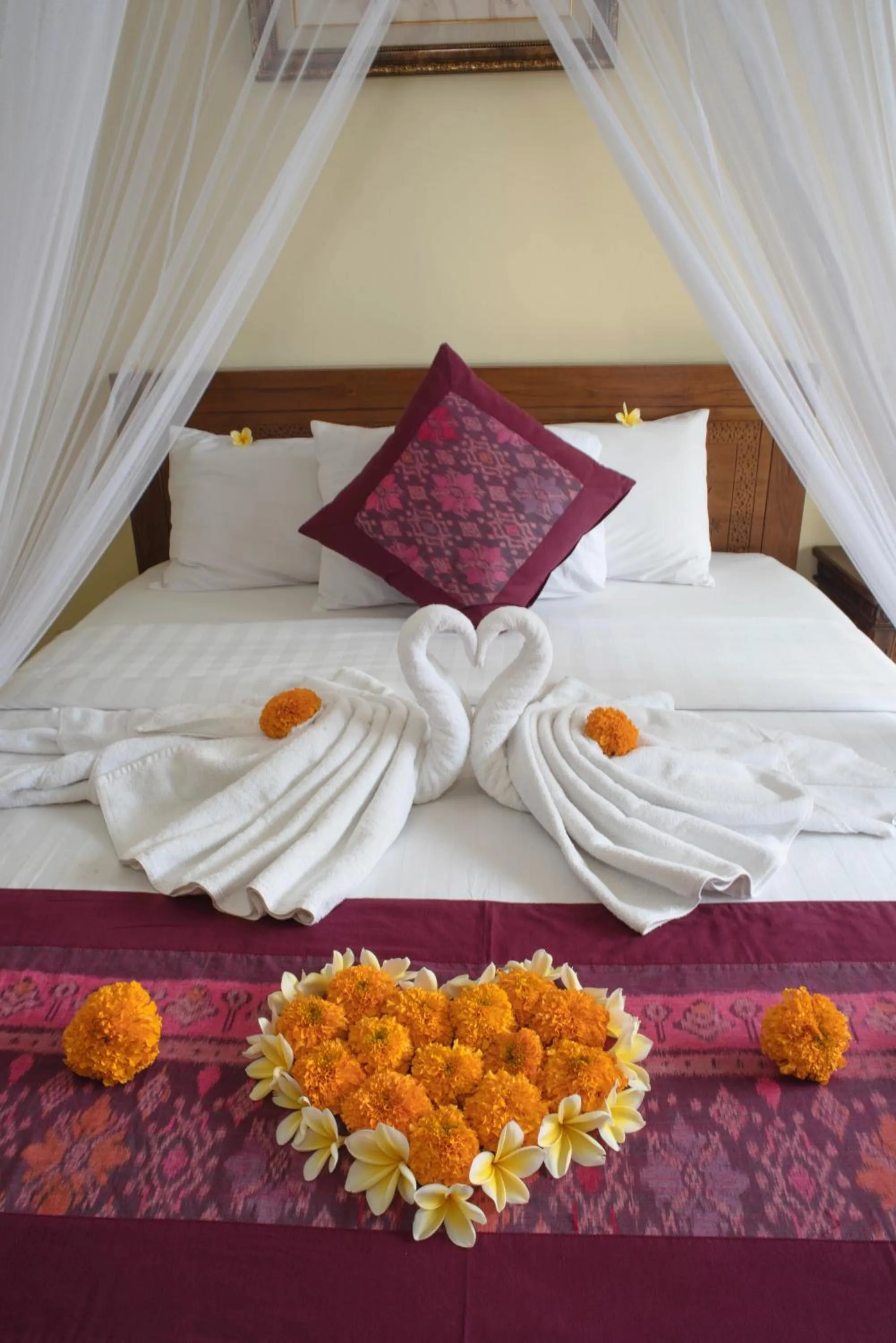 Bed in Suparsa's Homestay