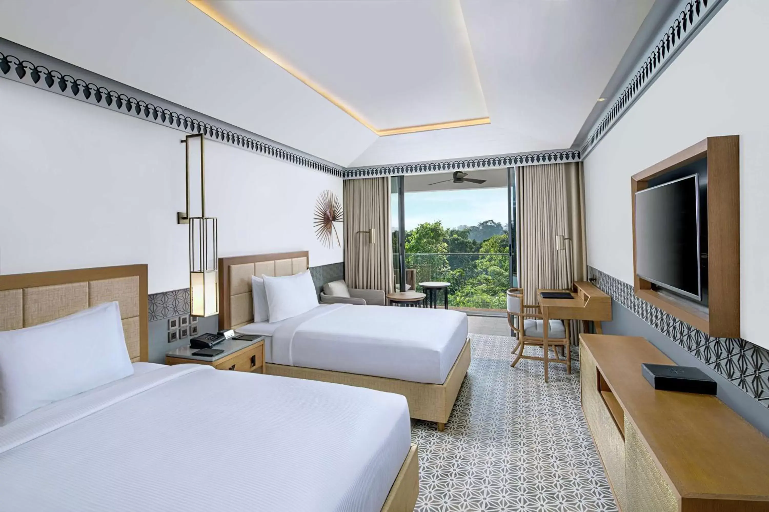Bed in DoubleTree by Hilton Goa - Panaji
