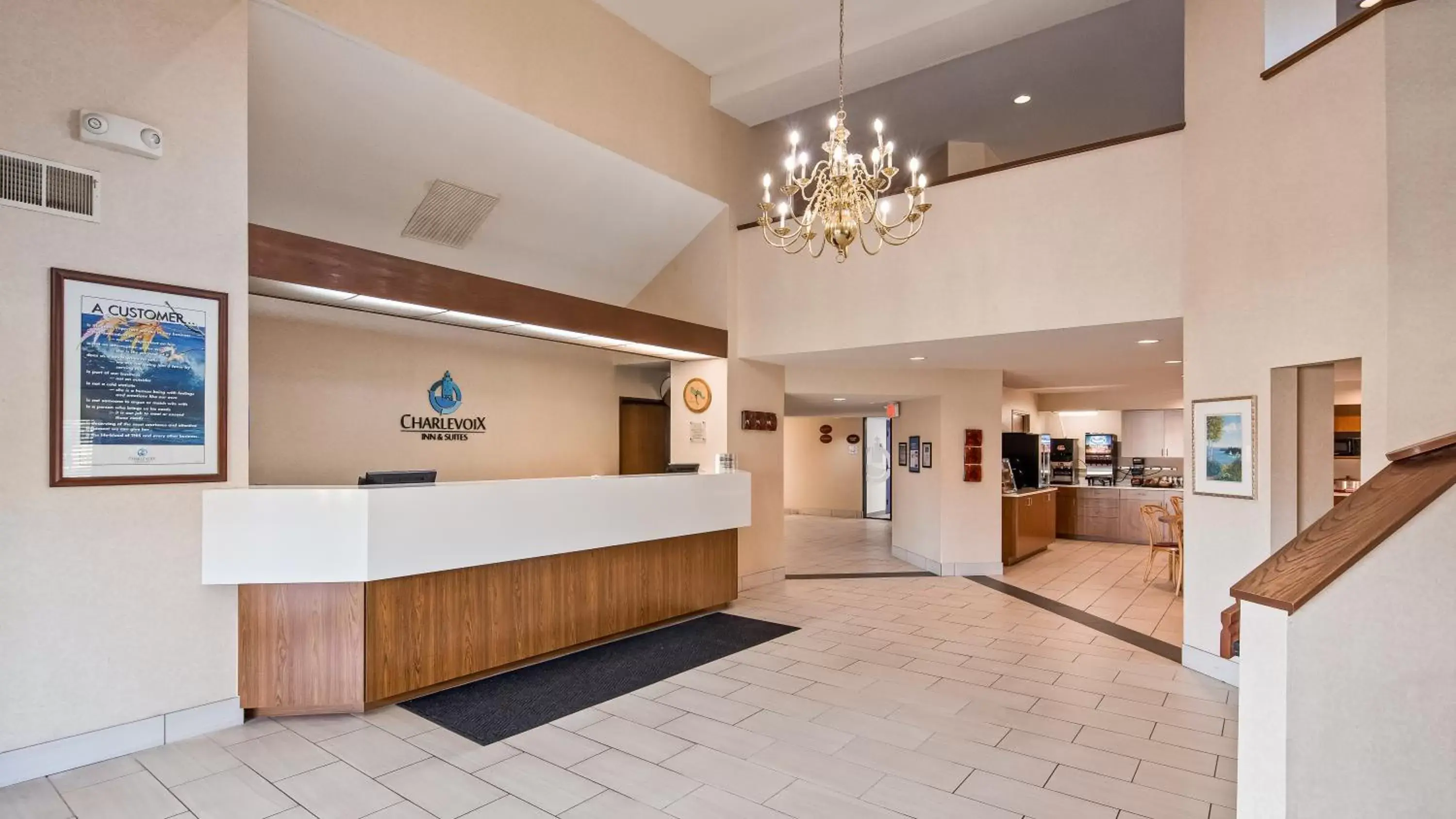 Lobby or reception, Lobby/Reception in Charlevoix Inn & Suites SureStay Collection by Best Western