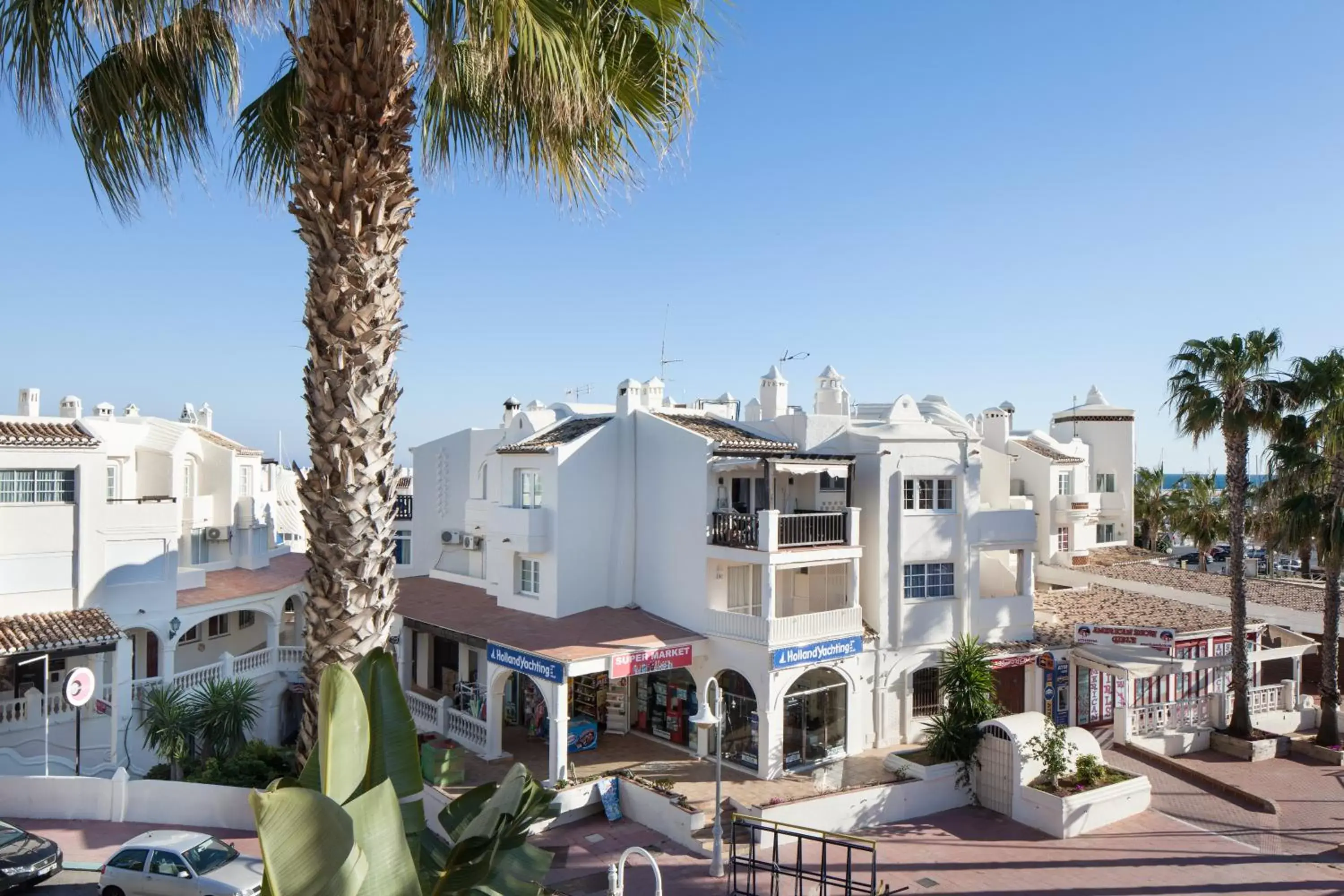 Quiet street view in Mac Puerto Marina Benalmádena