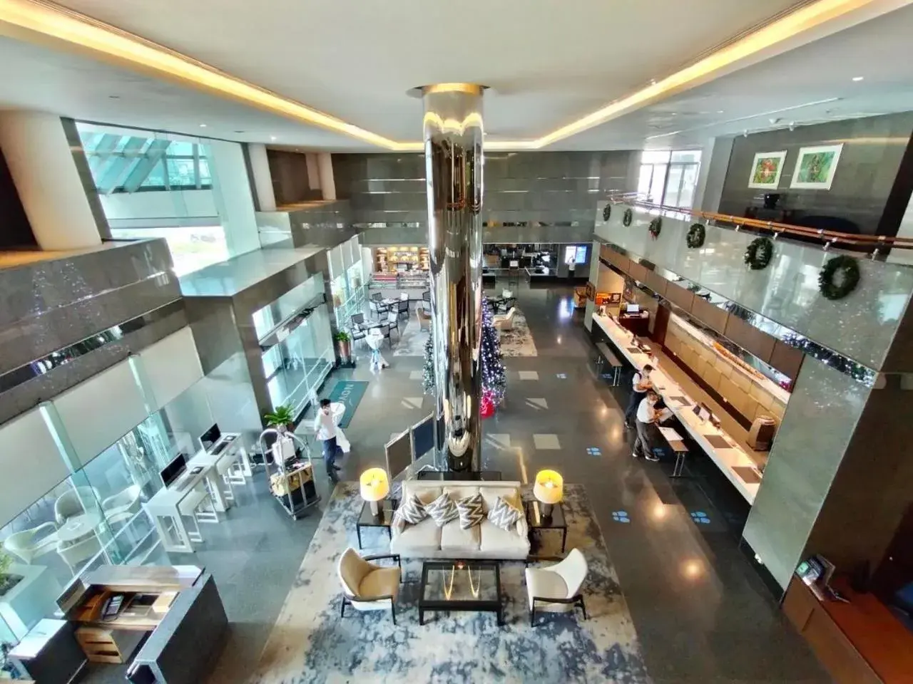 Lobby or reception, Restaurant/Places to Eat in Novotel Bangkok Bangna