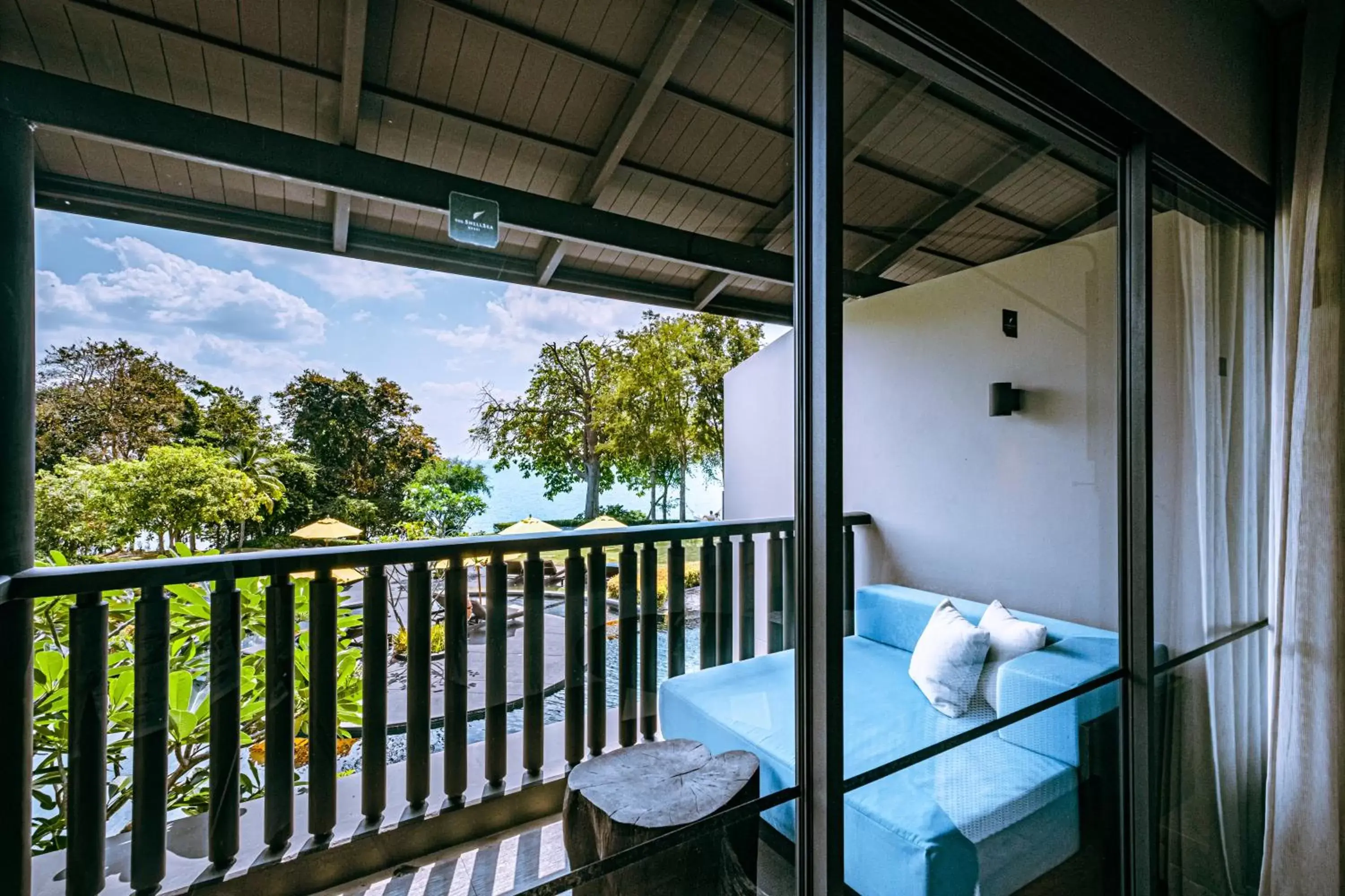 Pool view, Balcony/Terrace in The ShellSea Krabi-SHA Extra Plus