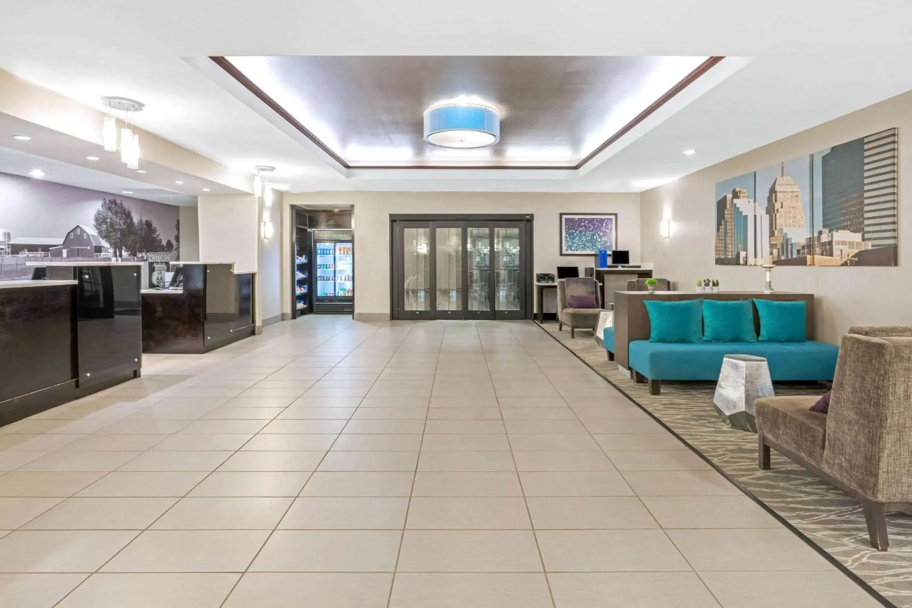 Lobby or reception, Lobby/Reception in La Quinta by Wyndham Oklahoma City -Yukon