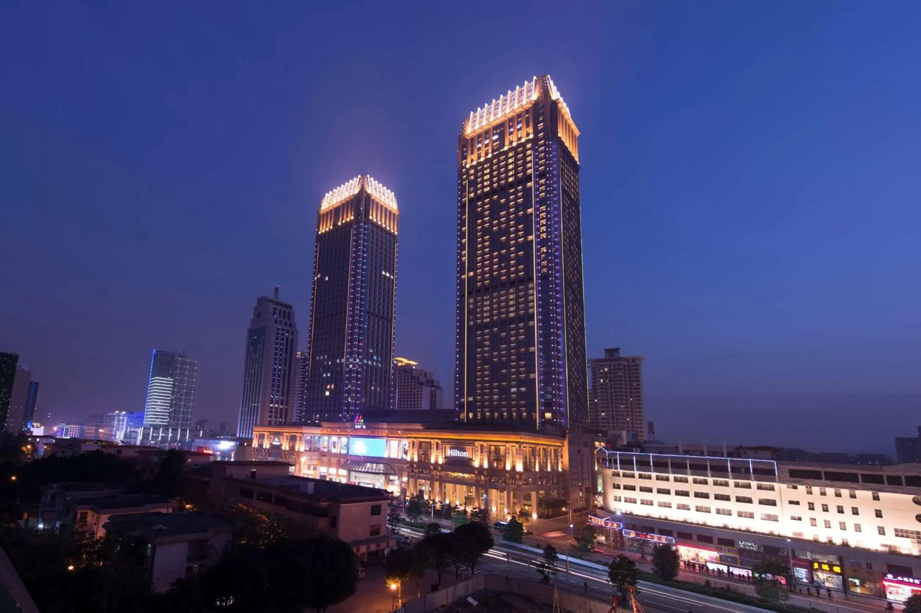 Property building in Hilton Zhongshan Downtown