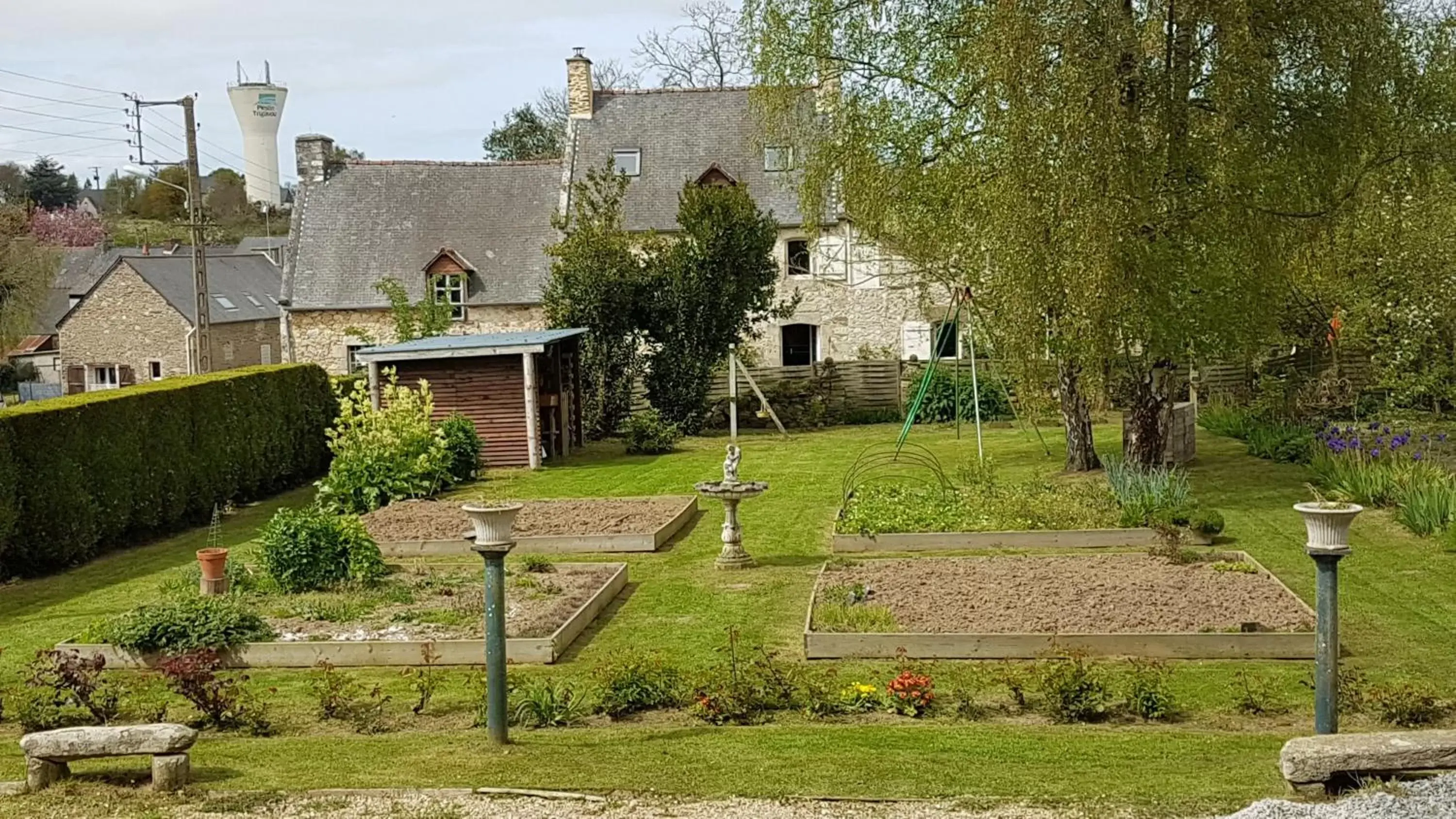 Garden in Le Manoir de la Bigotière