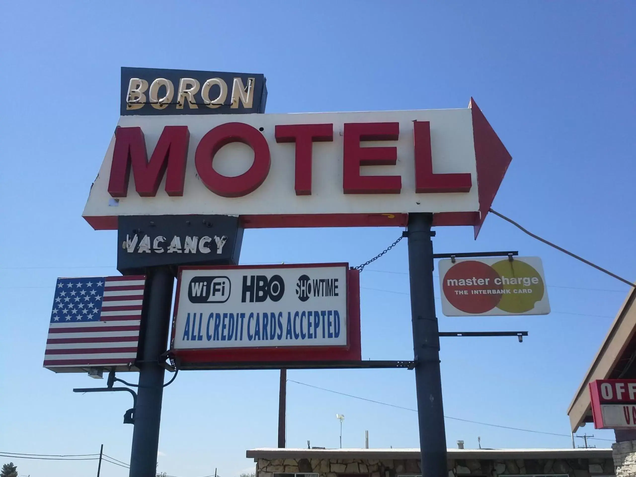 Property logo or sign in Boron Motel