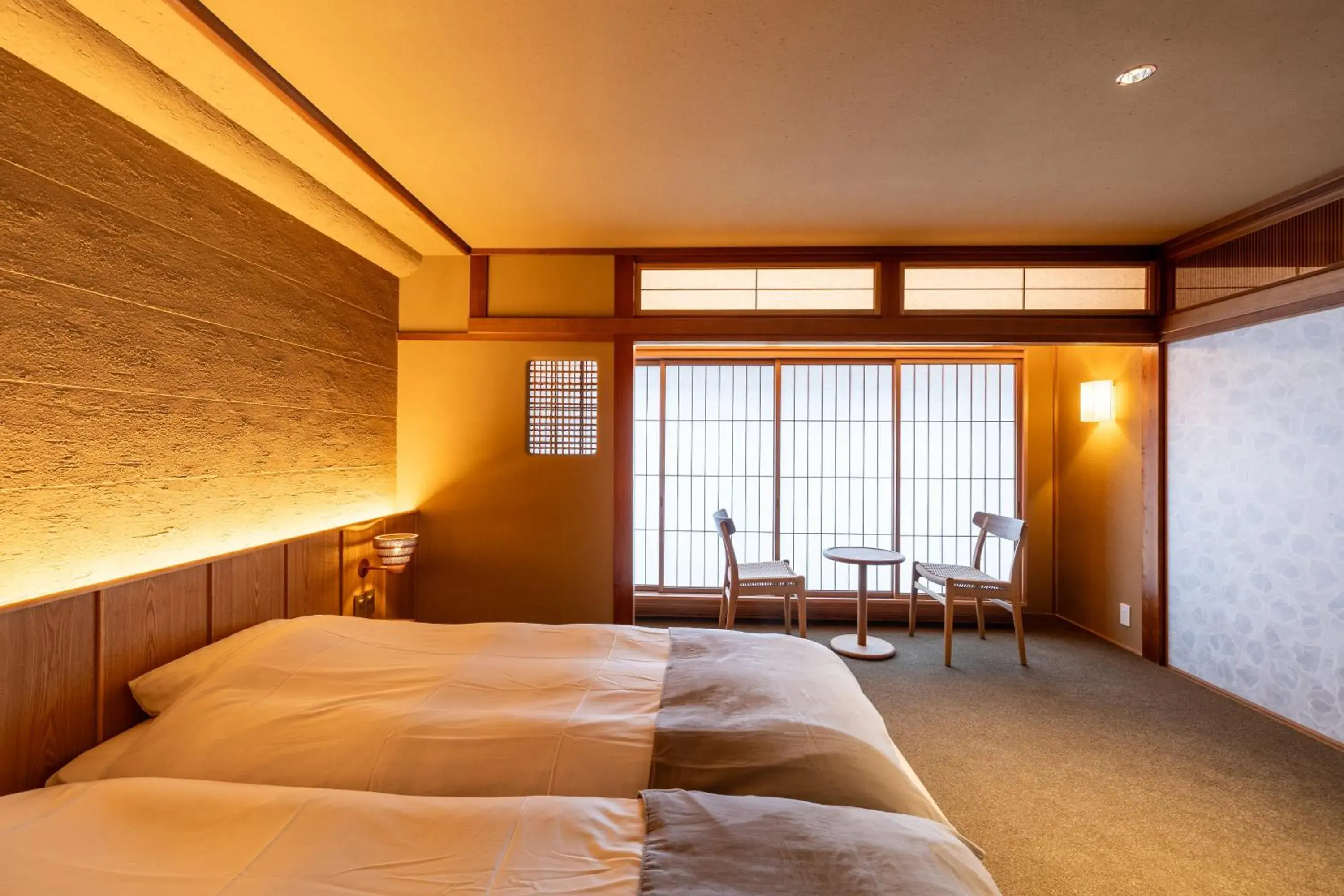 Photo of the whole room, Bed in Mikuniya Ryokan