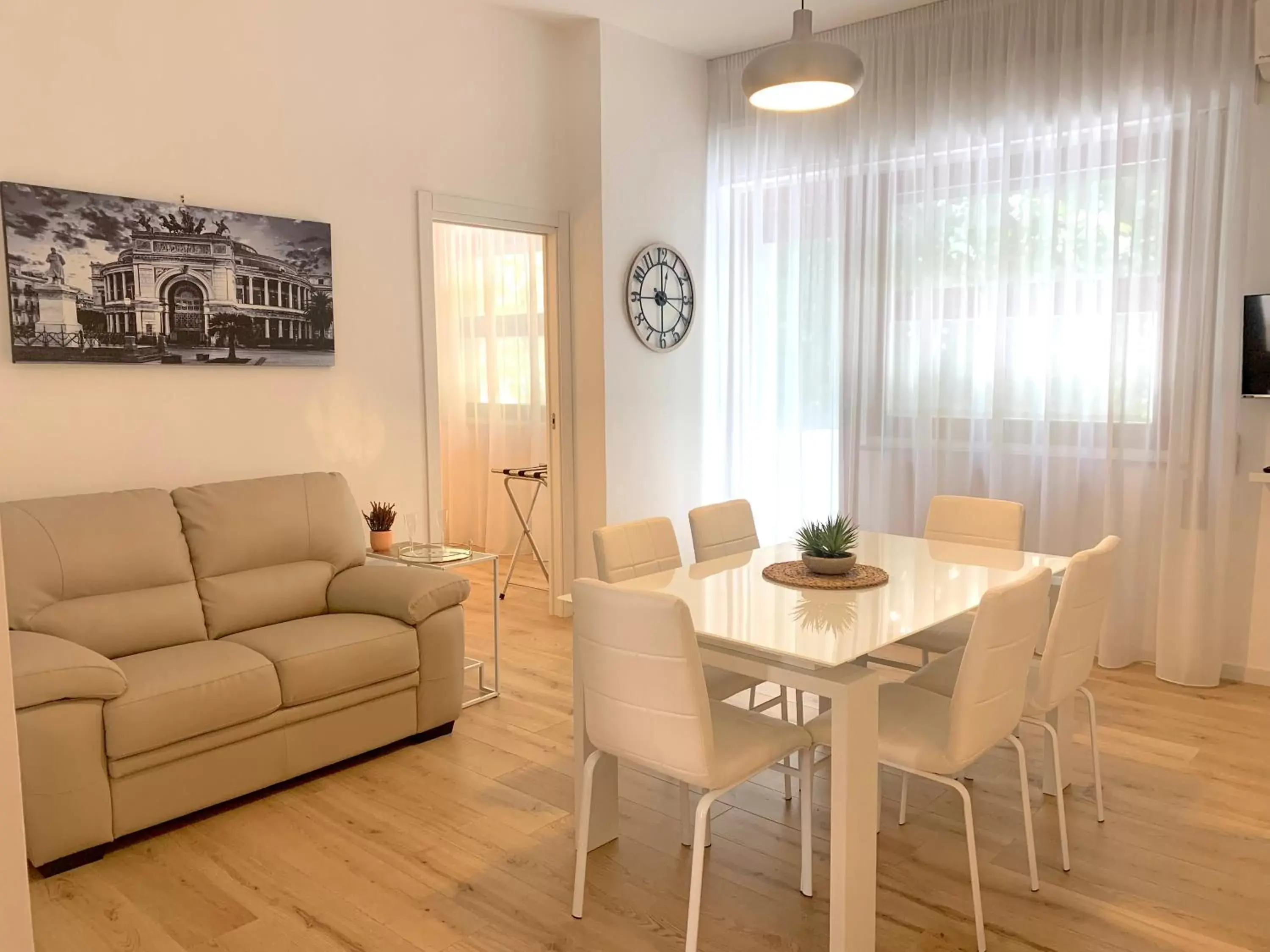 Living room, Dining Area in Residence D'azeglio