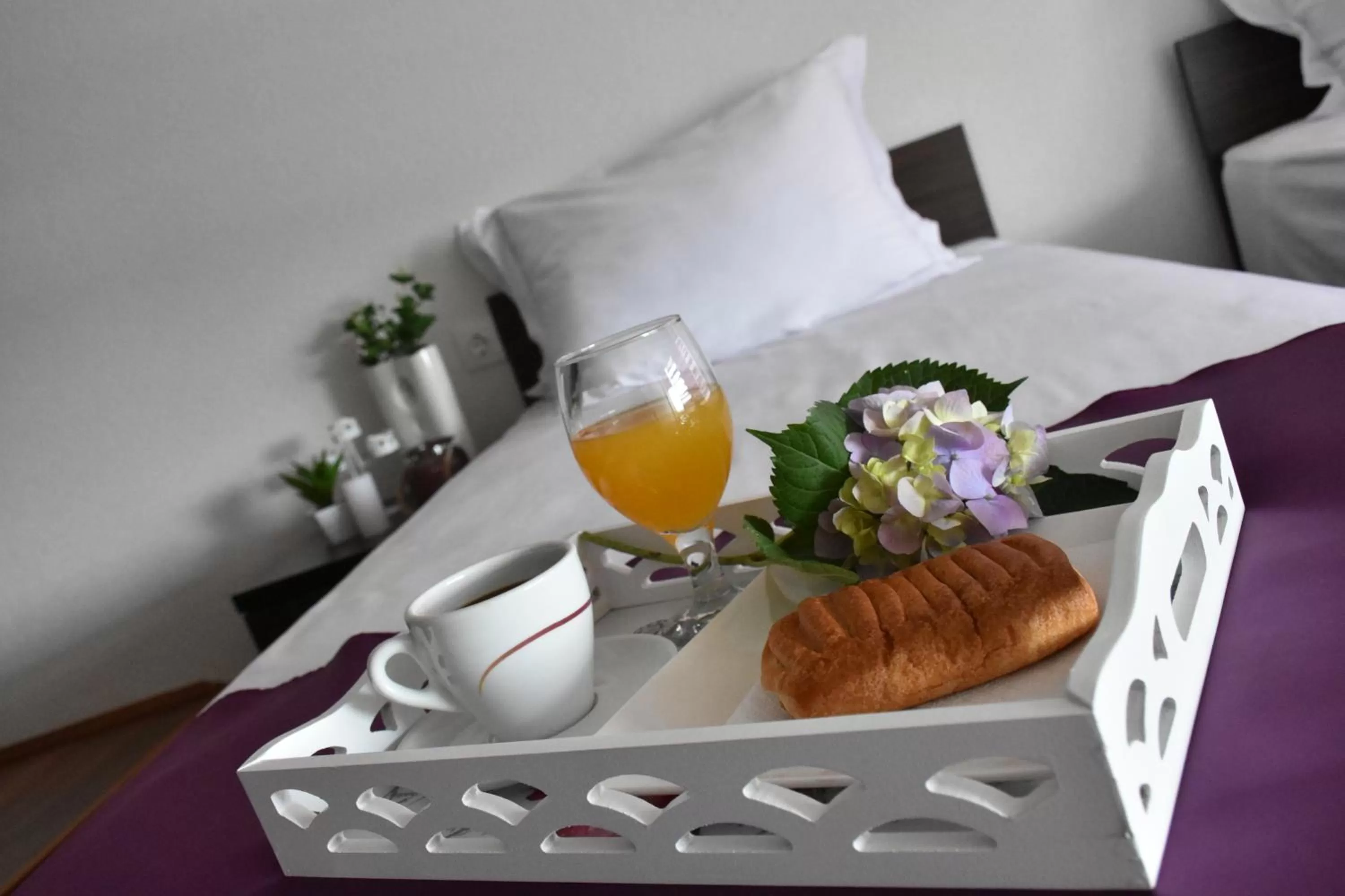 Bed in Hotel and winery LOZAR