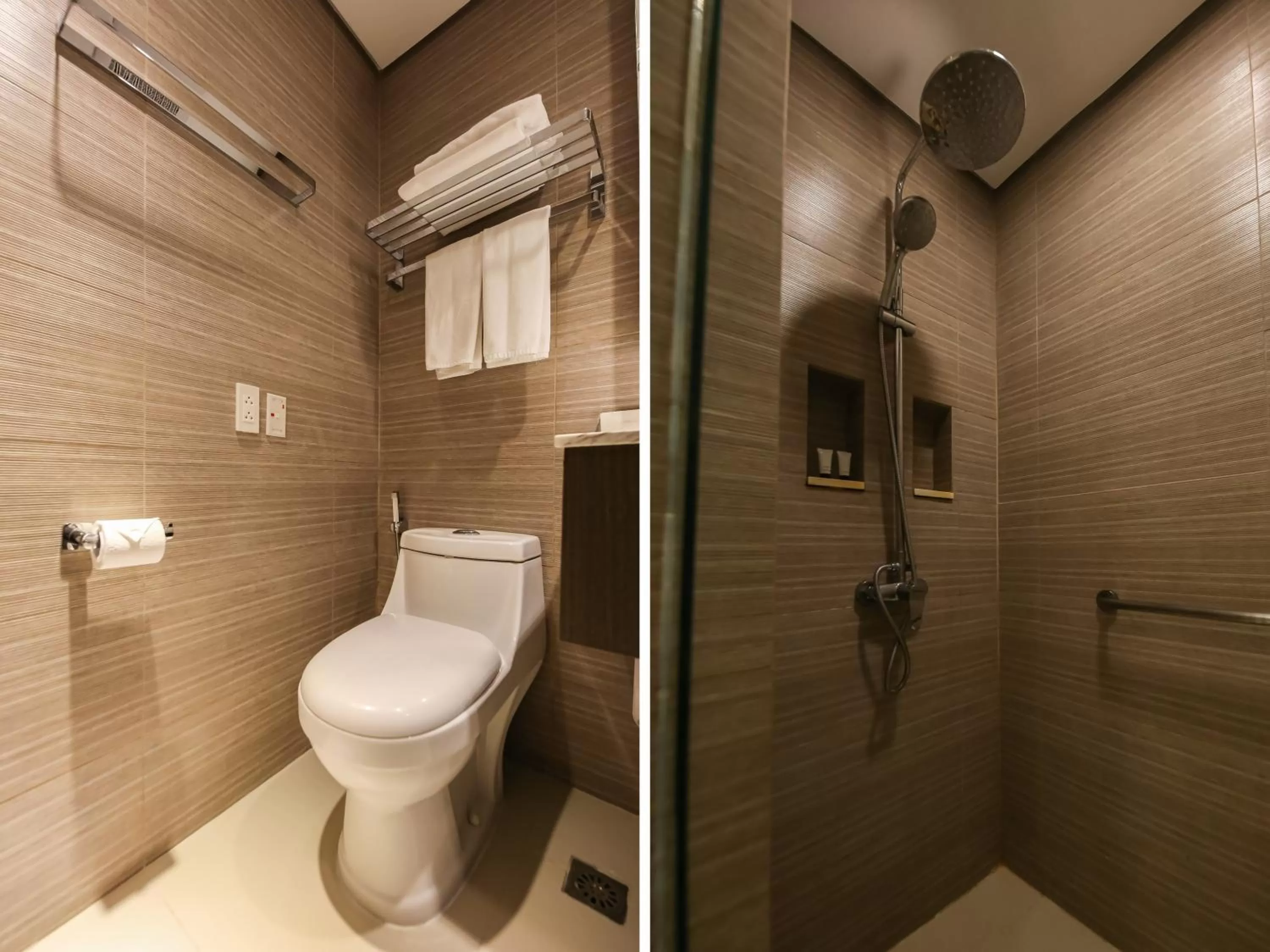 Bathroom in Capital O 804 The Residences at Bonifacio Civic Center