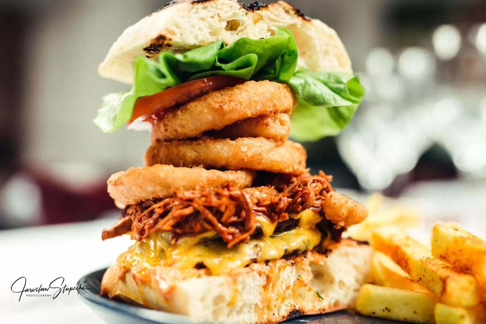 Food and drinks in The Strand Hotel, the former residence of Oscar Wilde