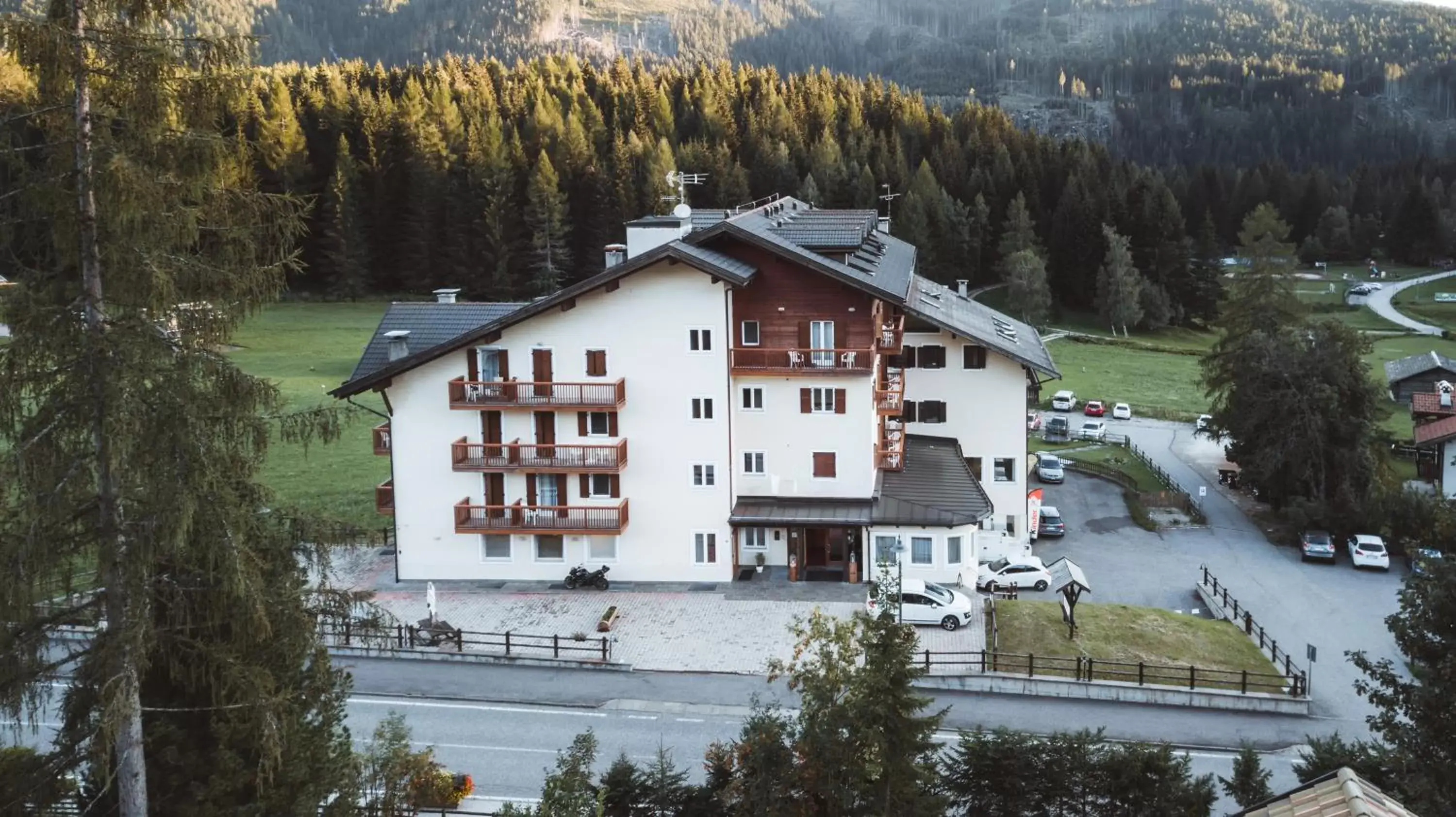 Bird's eye view, Property Building in Hotel Bellamonte