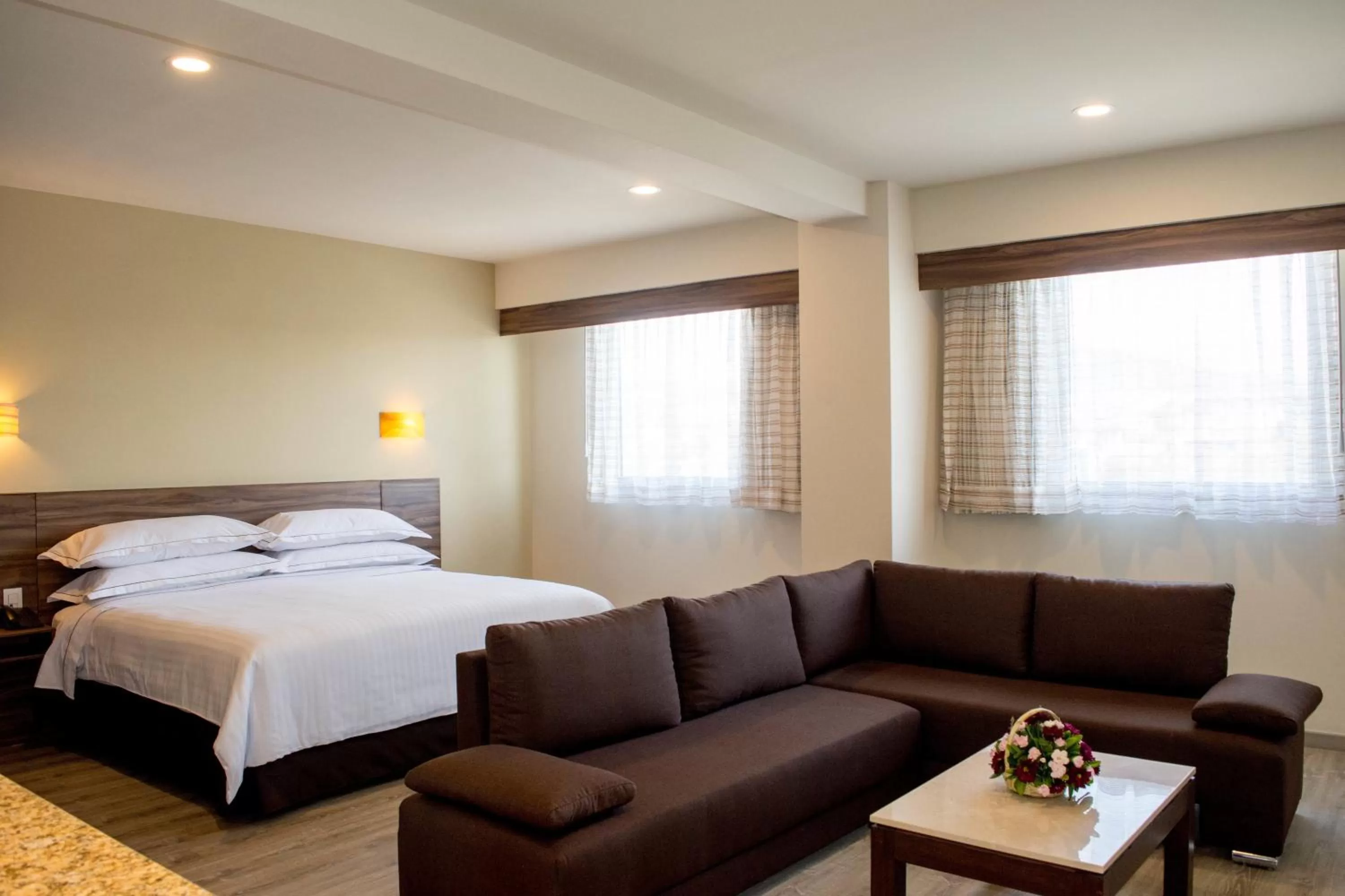 Decorative detail, Bed in Crown Victoria Hotel