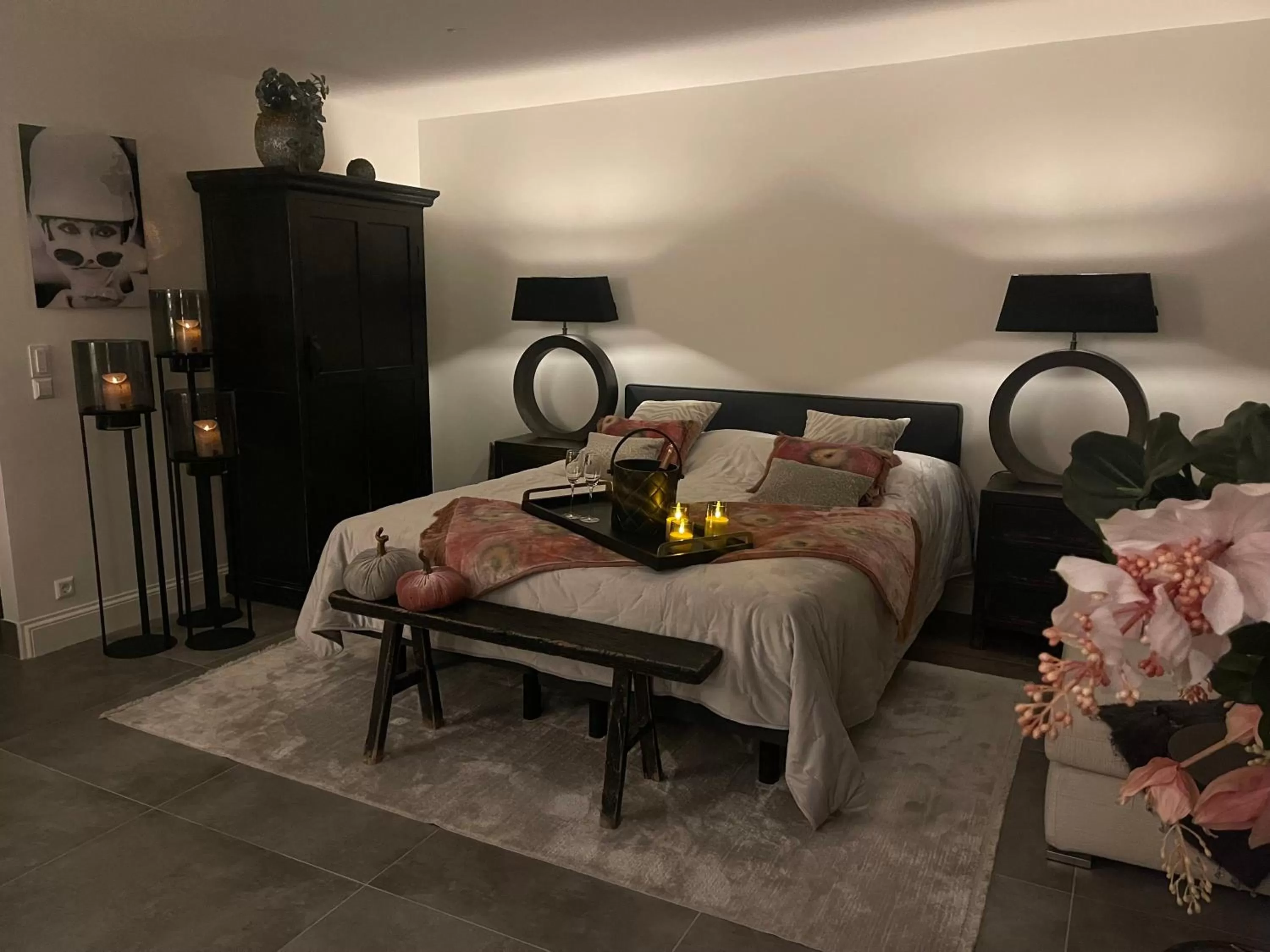 Bed in B&B Bubbles&Bites