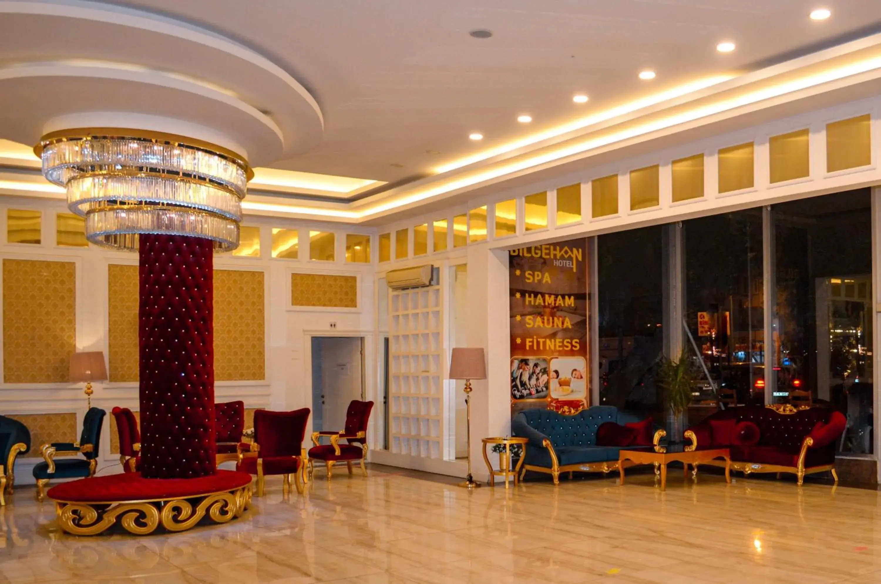 Lobby or reception in Bilgehan Hotel