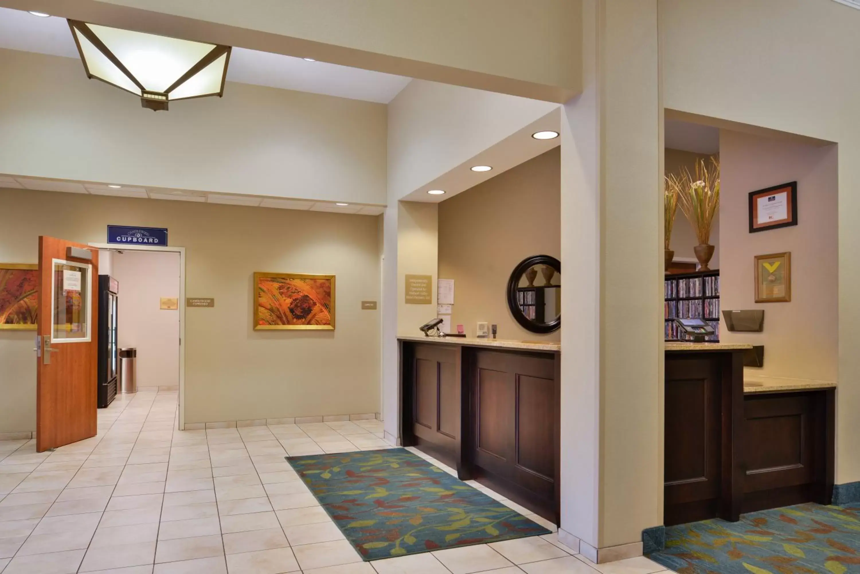 Property building, Lobby/Reception in Candlewood Suites Terre Haute, an IHG Hotel