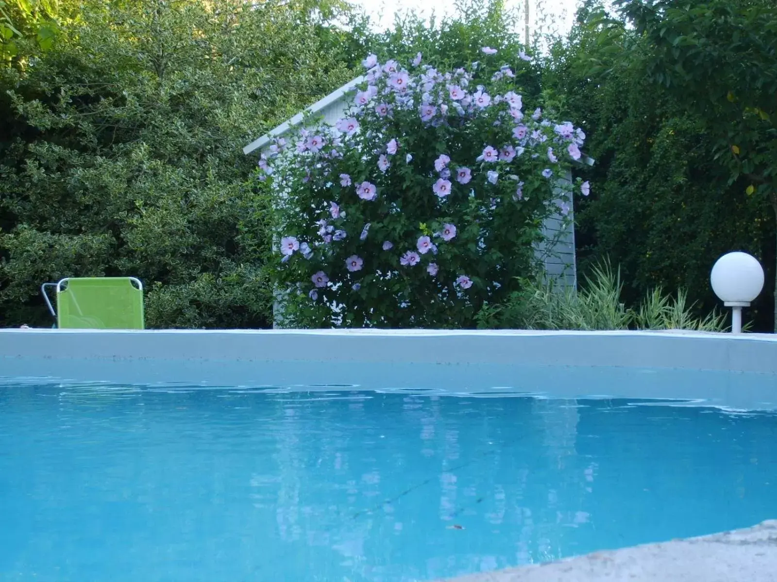 Spring, Swimming Pool in La Ferme de Thoudiere