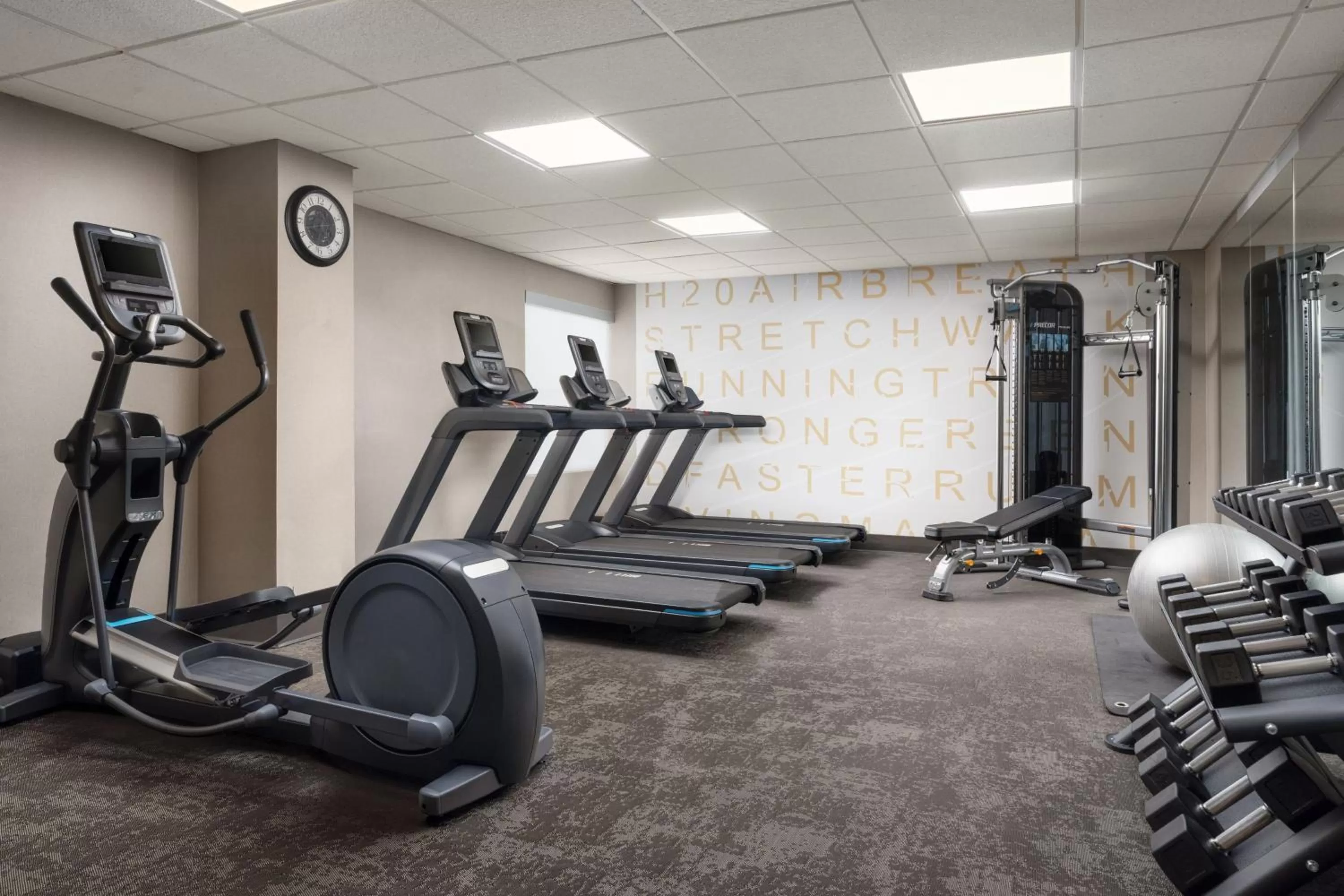 Fitness centre/facilities in Residence Inn Mount Olive At International Trade Center