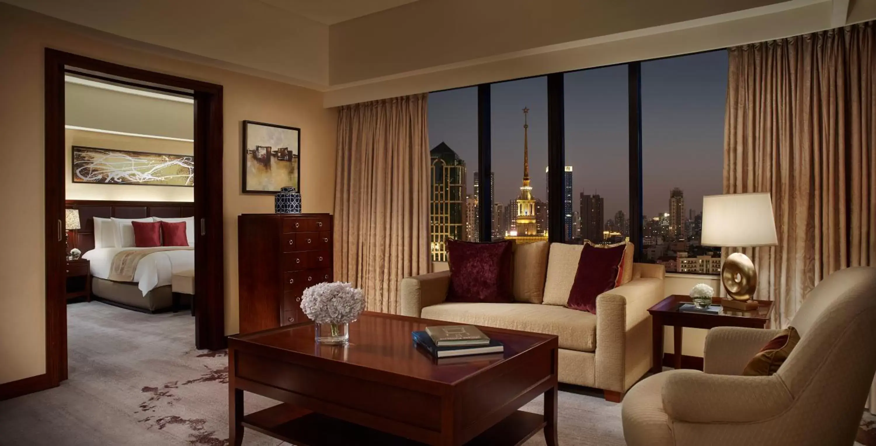 Living room, Seating Area in The Portman Ritz-Carlton Shanghai