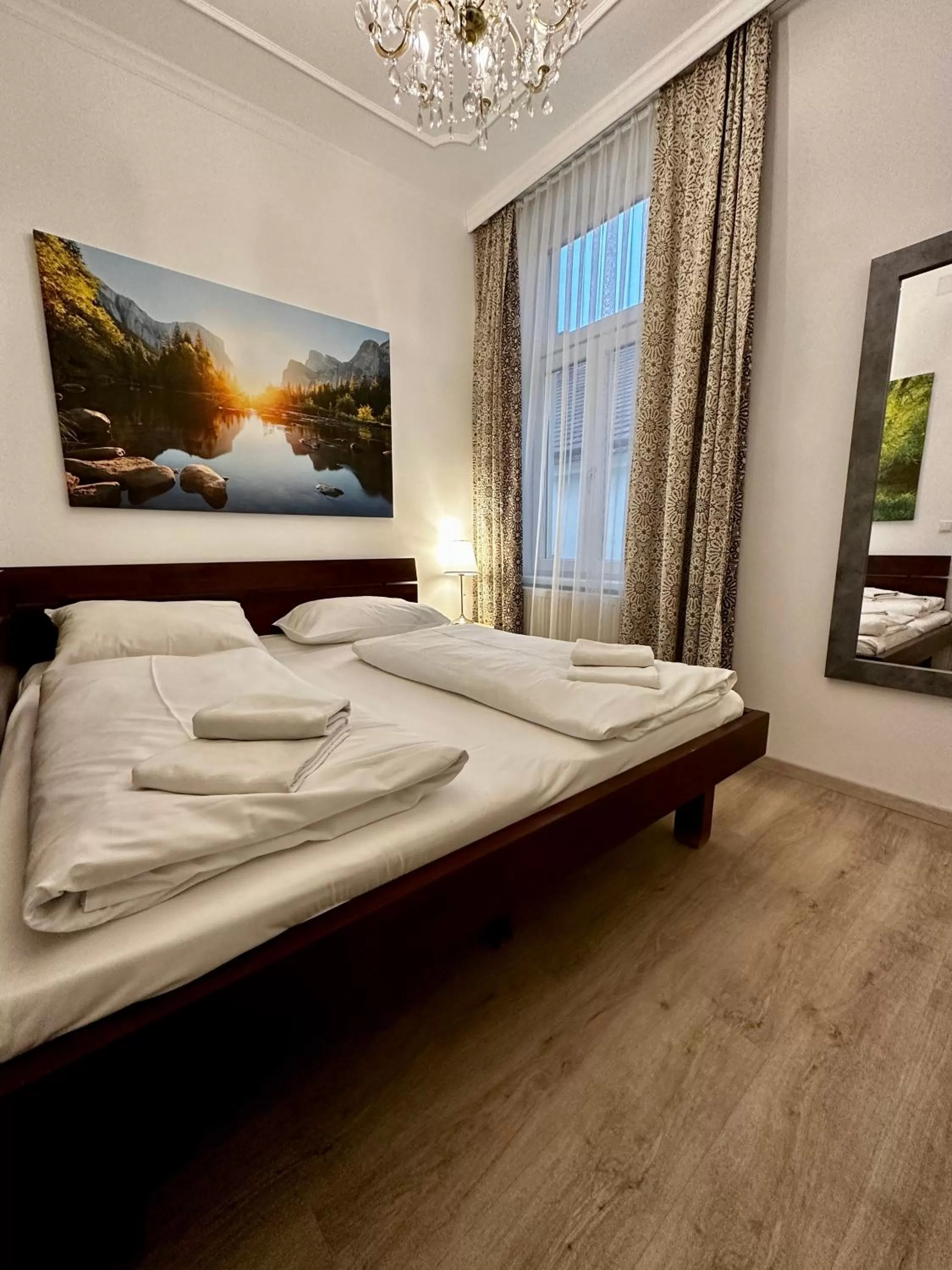 Bedroom, Bed in AJO Apartments - Messe City Flat - Self-Check-in