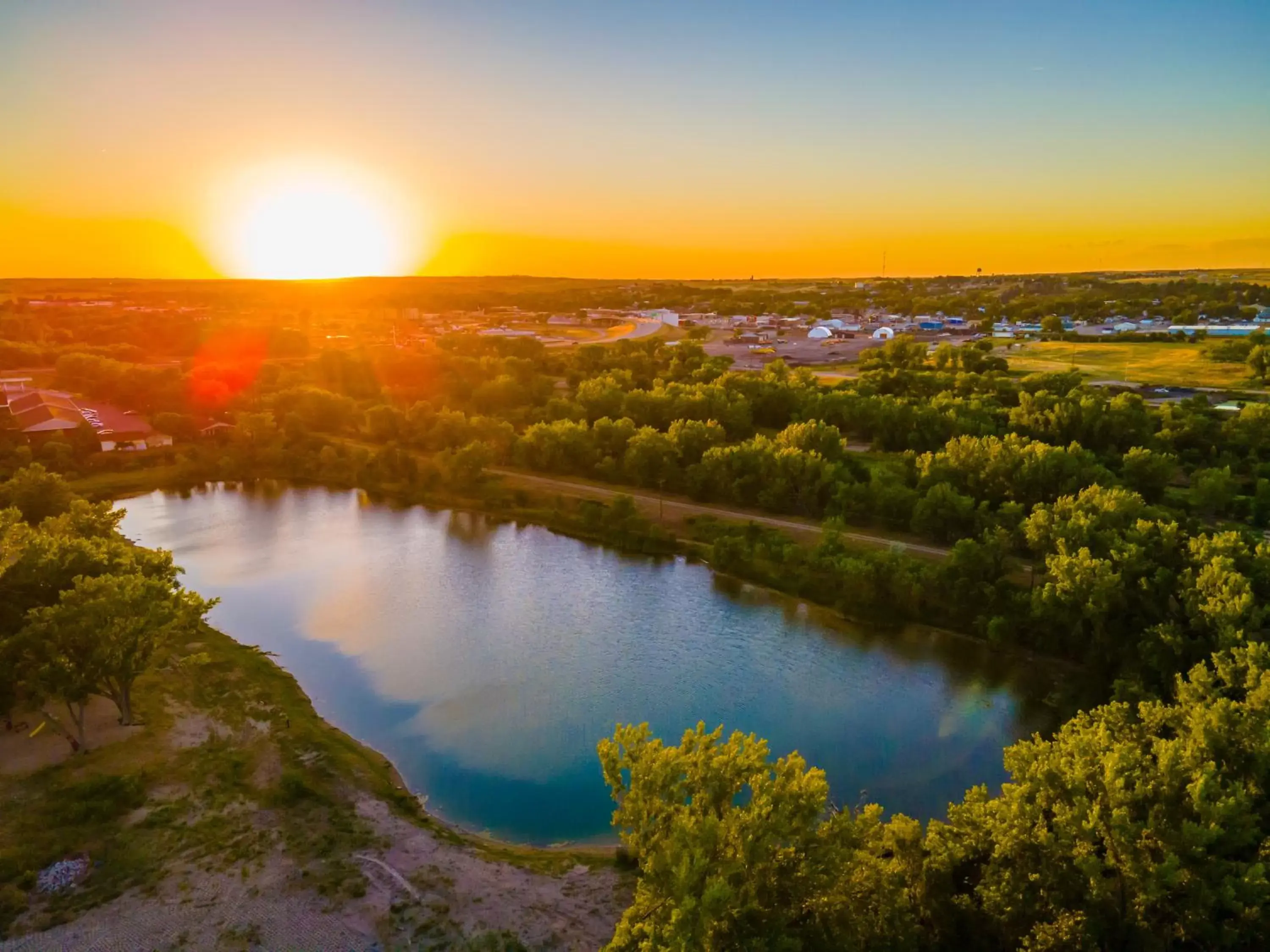 Lake view, Sunrise/Sunset in Americinn by Wyndham Ogallala