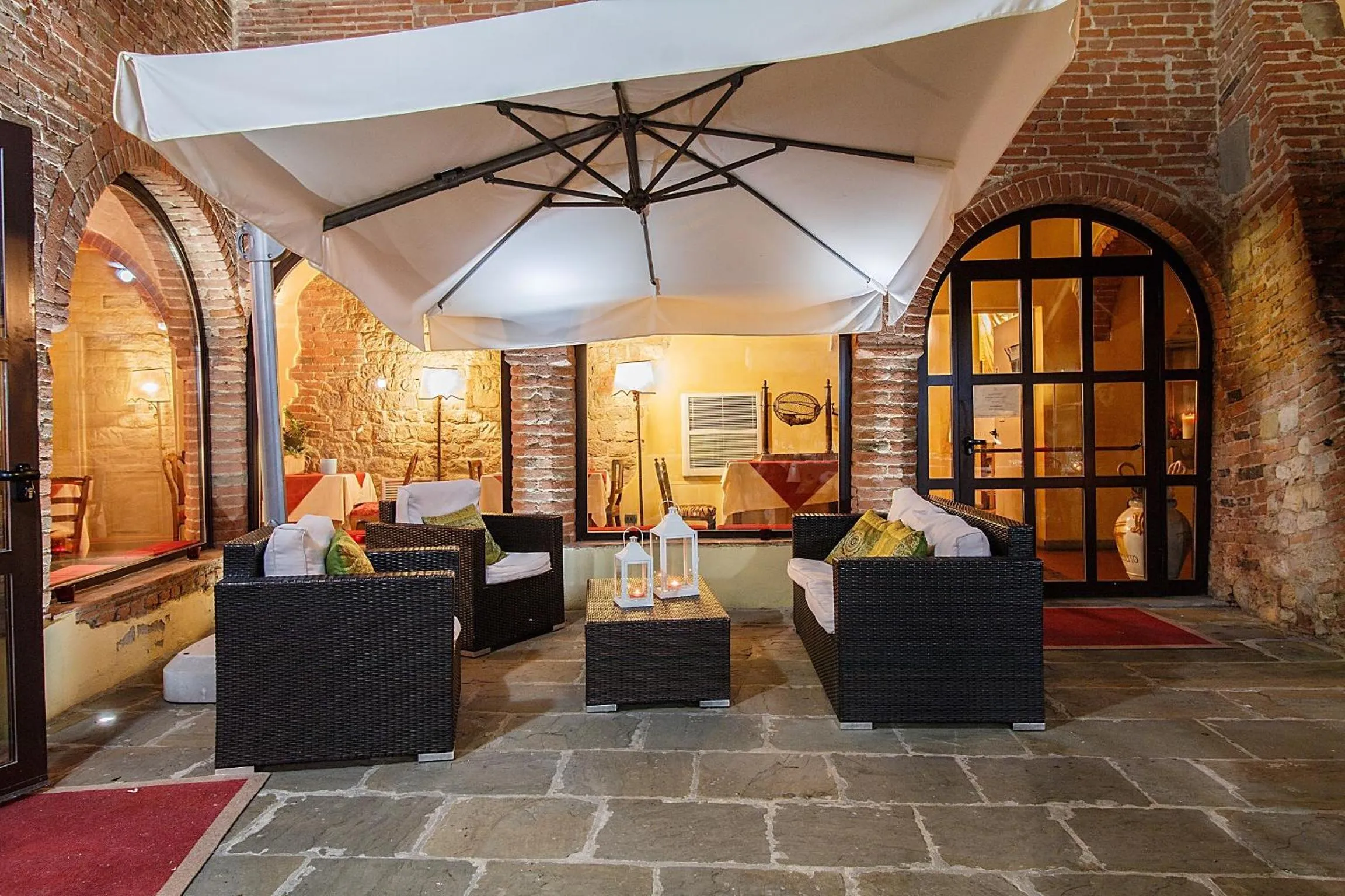 Patio in Borgo Sant'ippolito Country Hotel
