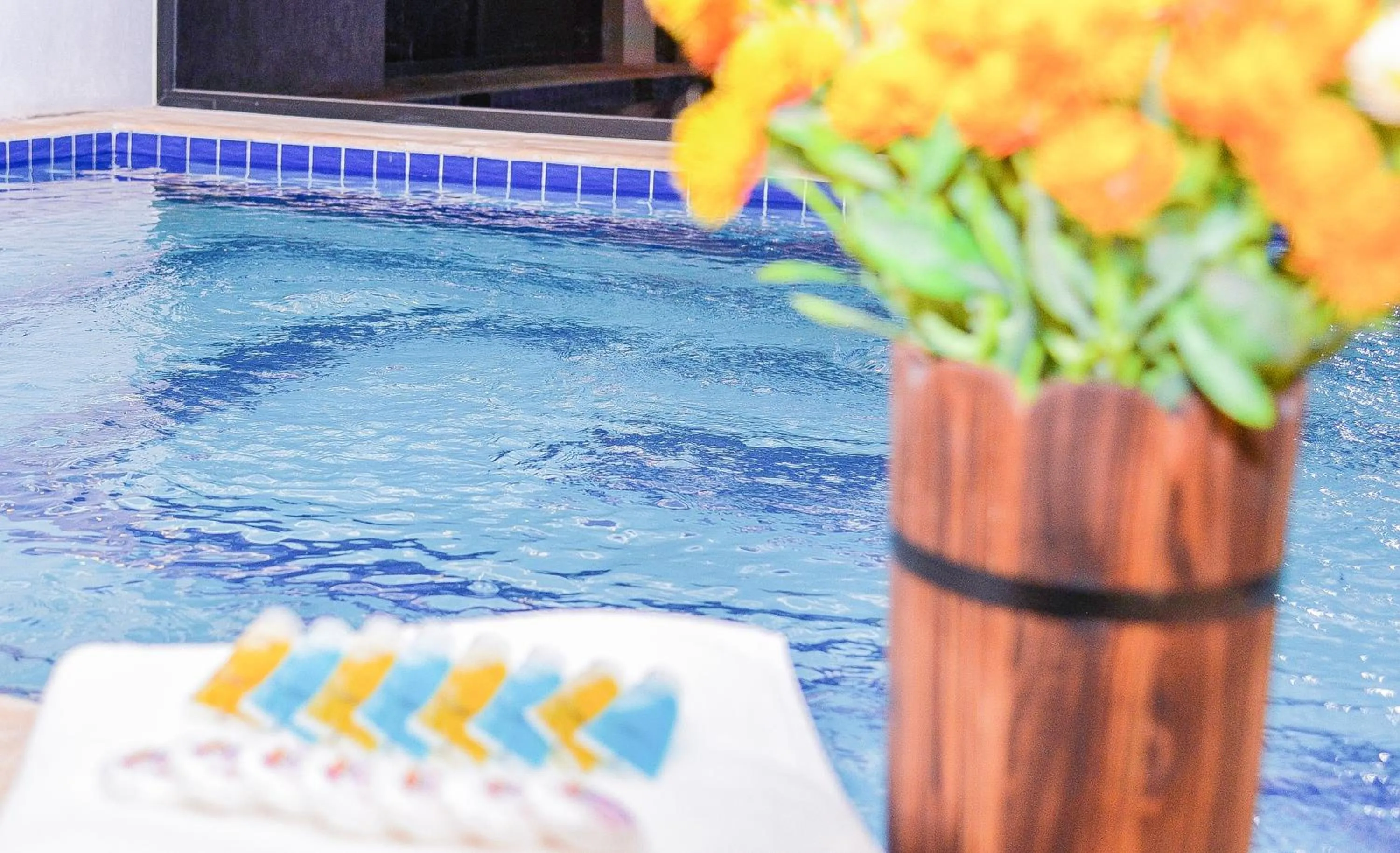 Swimming pool in Aster Hotel