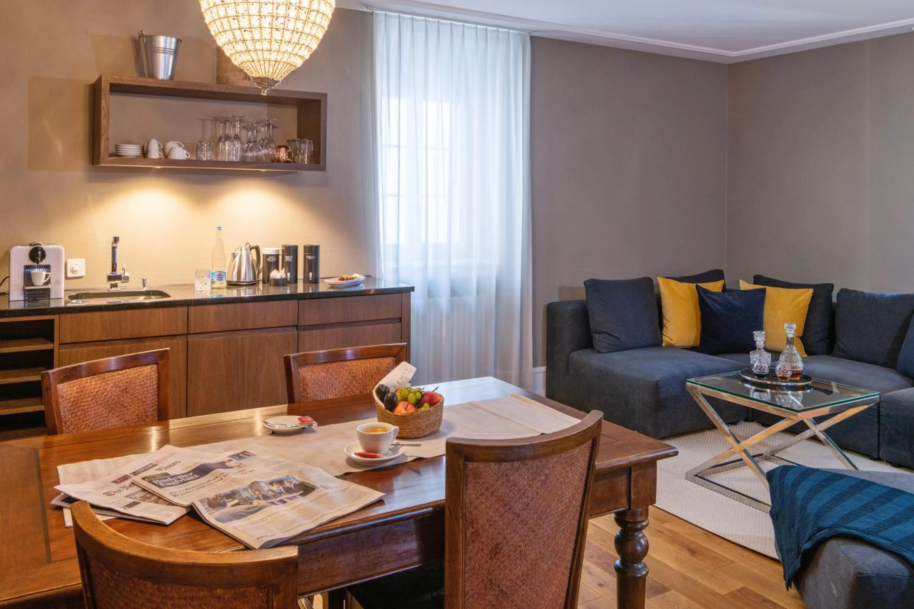 Living room in Blue City Boutique Hotel