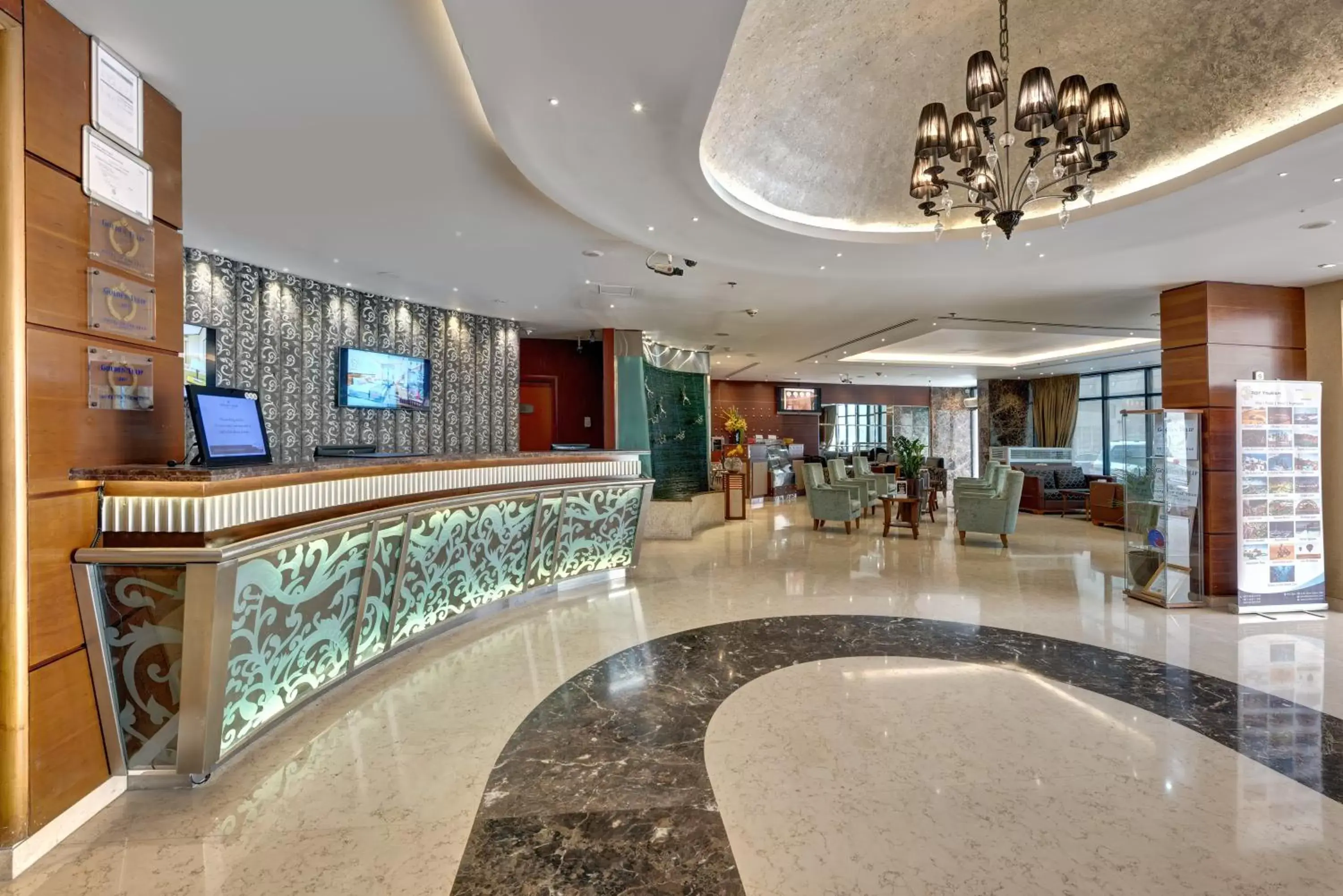 Lobby or reception, Lobby/Reception in Golden Tulip Hotel Al Barsha