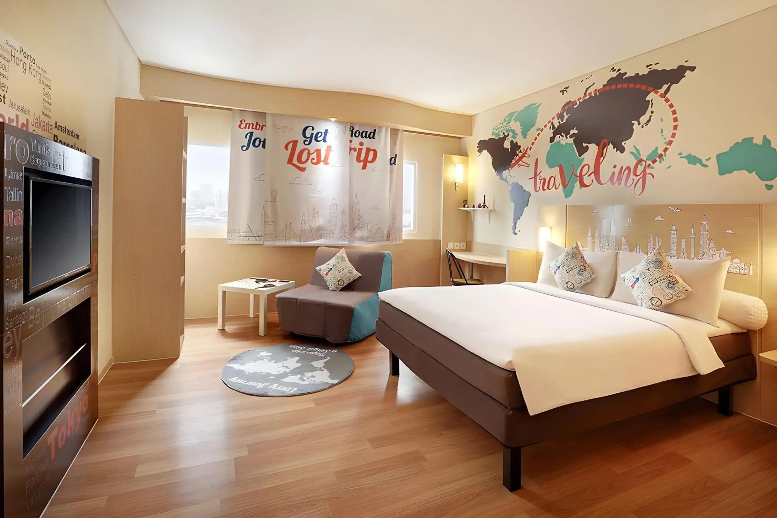 Bedroom, Bed in Ibis Jakarta Harmoni