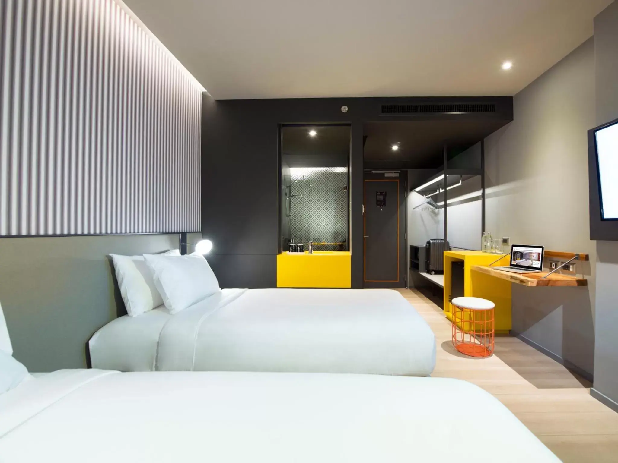Bedroom, Bed in ibis Styles Bangkok Sukhumvit 4